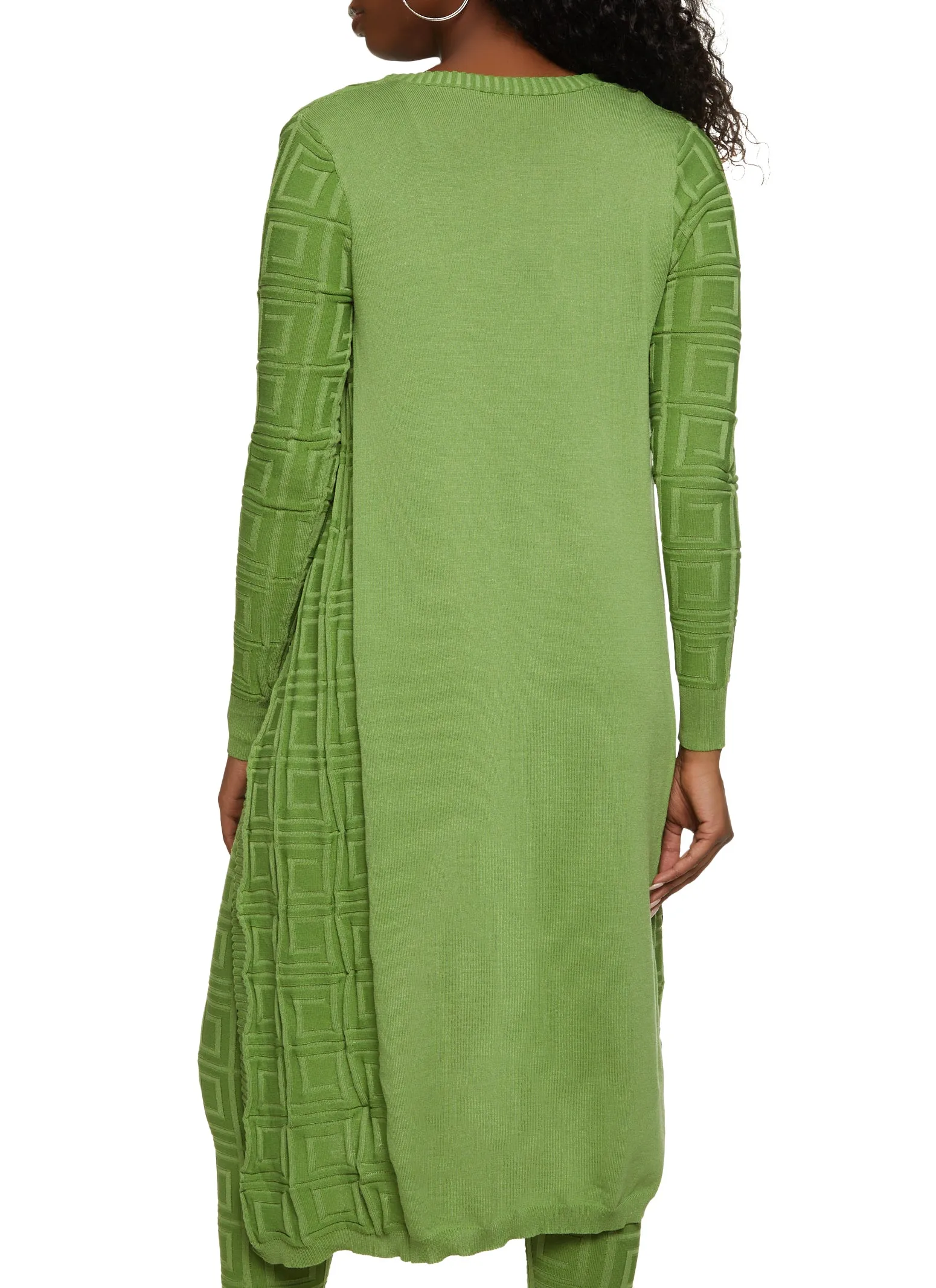 Solid Plush Zip Front Hoodie sold by Rainbow product image thumbnail 3