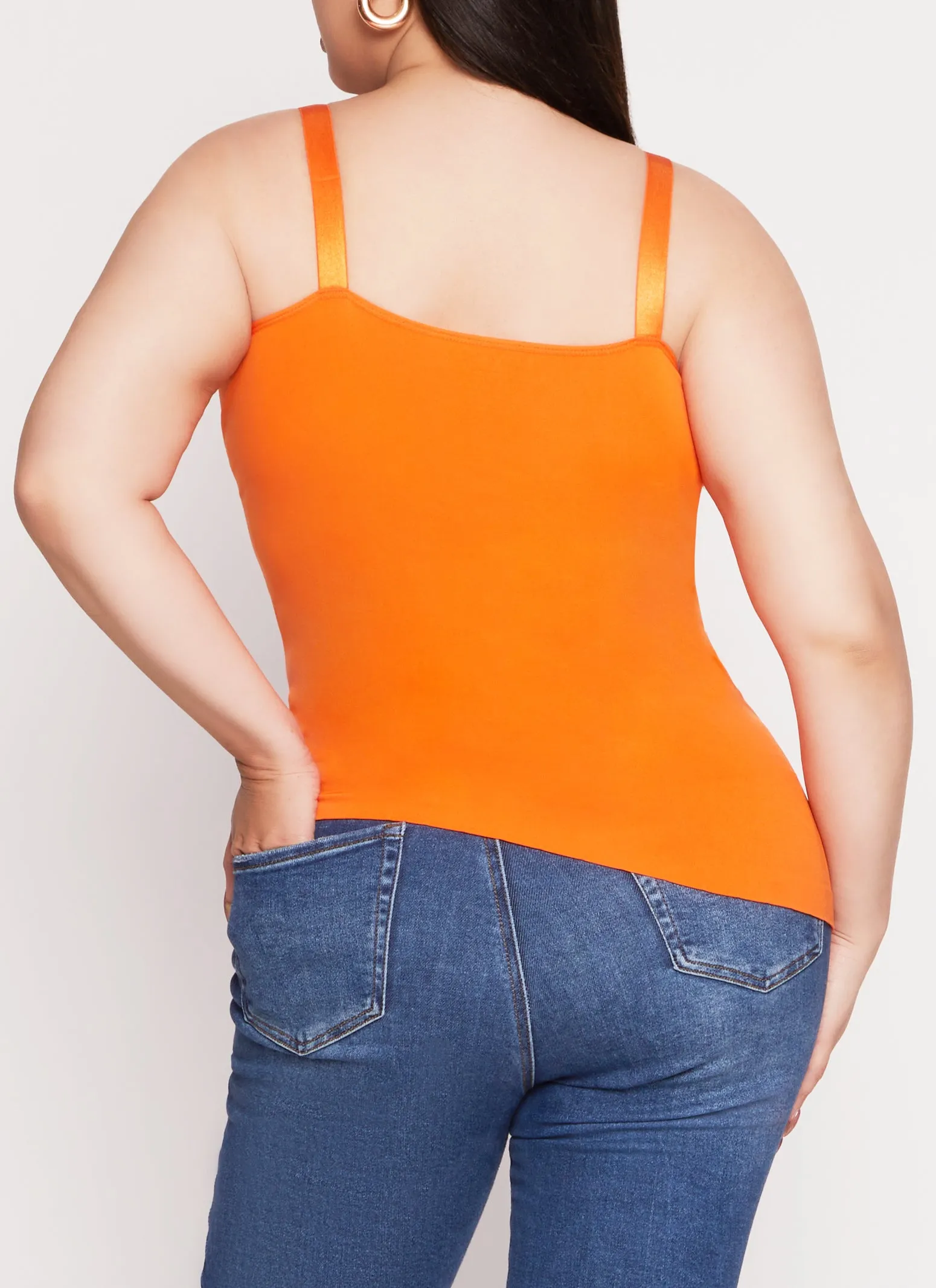 Plus Size Rib Knit Seamless Tank Top sold by Rainbow product image thumbnail 3
