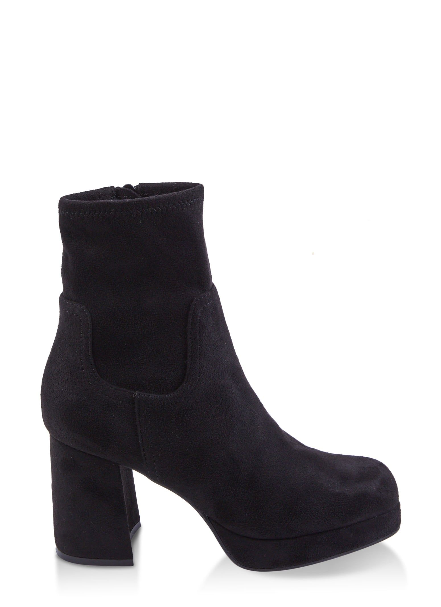 Block Heel Platform Booties sold by Rainbow product image thumbnail 2