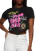 Find Your Way Hanky Hem Cropped Graphic Tee sold by Rainbow