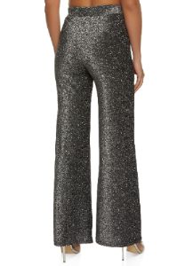 Lurex Pintuck Wide Leg Pants sold by Rainbow