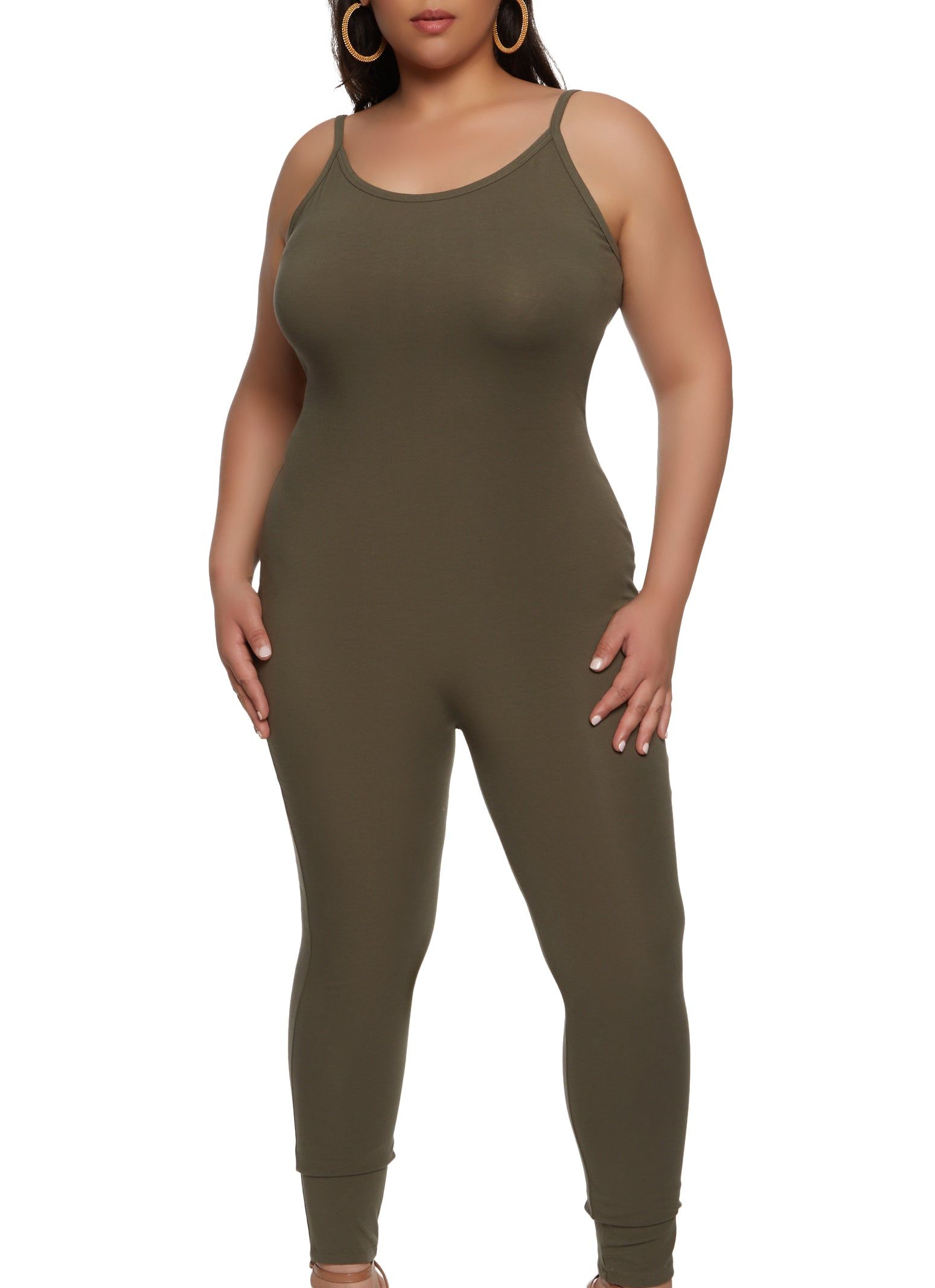 Plus Size Cami Catsuit sold by Rainbow