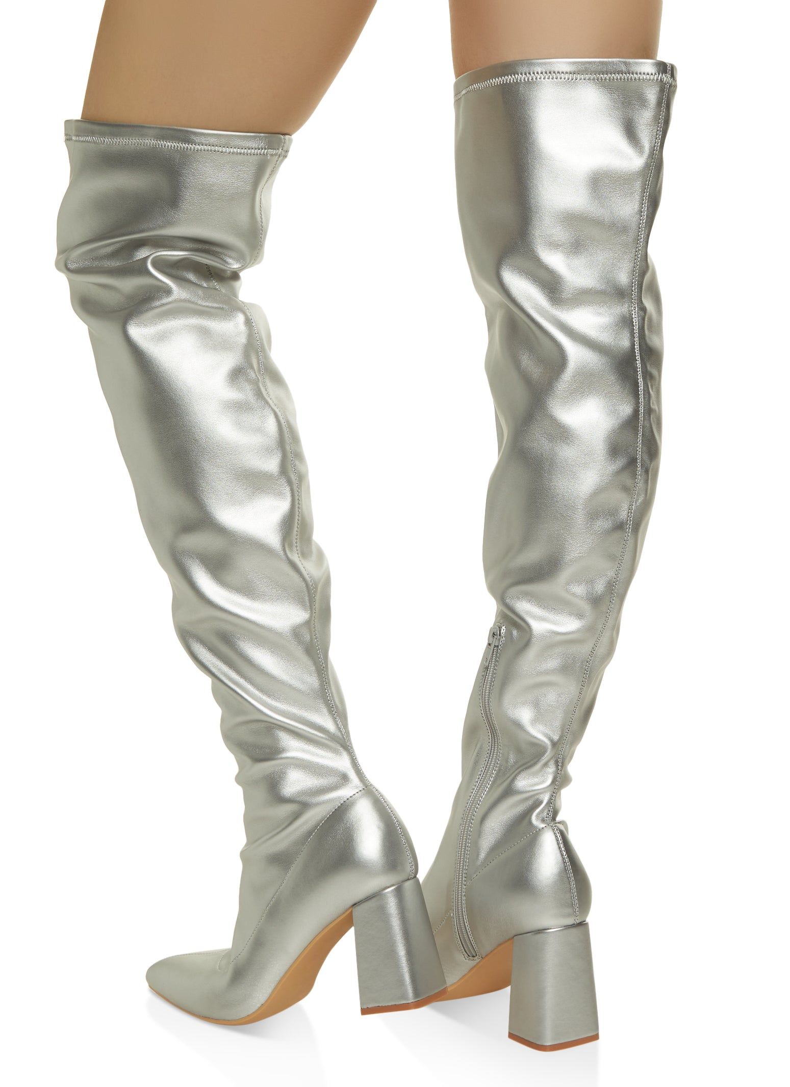 Pointed Toe Over The Knee Boots sold by Rainbow product image thumbnail 3