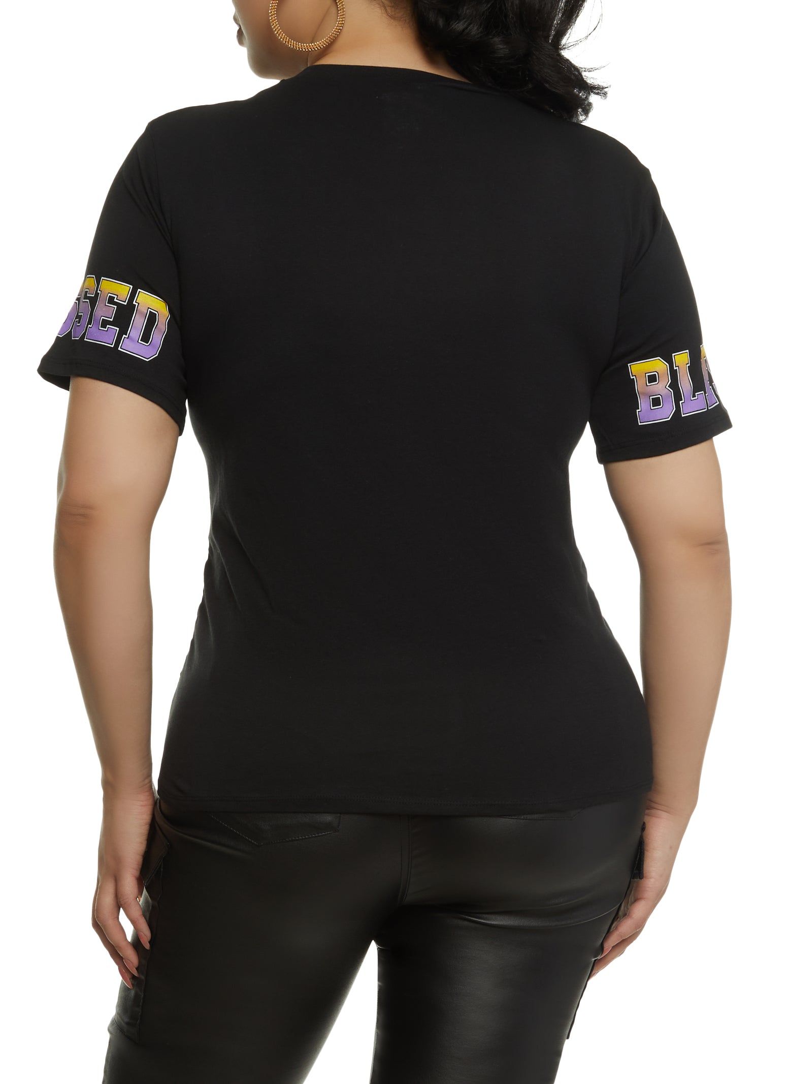 Plus Size Blessed 2023 Laser Cut Tee sold by Rainbow product image thumbnail 2