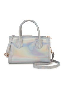 Faux Patent Leather Convertible Top Handle Crossbody Bag sold by Rainbow