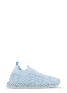 Textured Knit Pull Tab Sneakers sold by Rainbow
