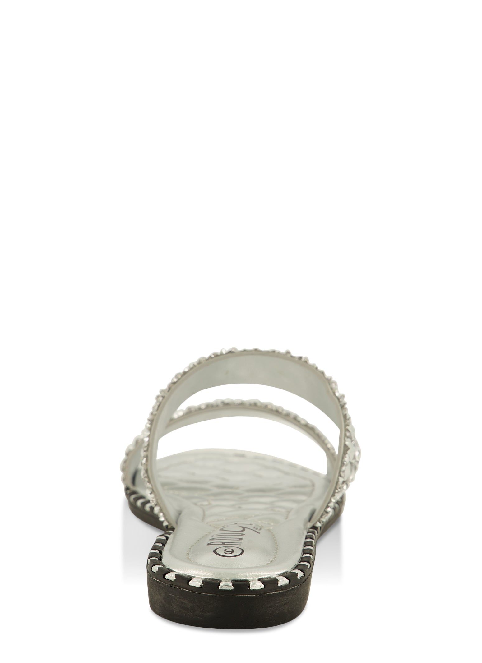 Rhinestone Double Strap Flat Sandals sold by Rainbow product image thumbnail 3