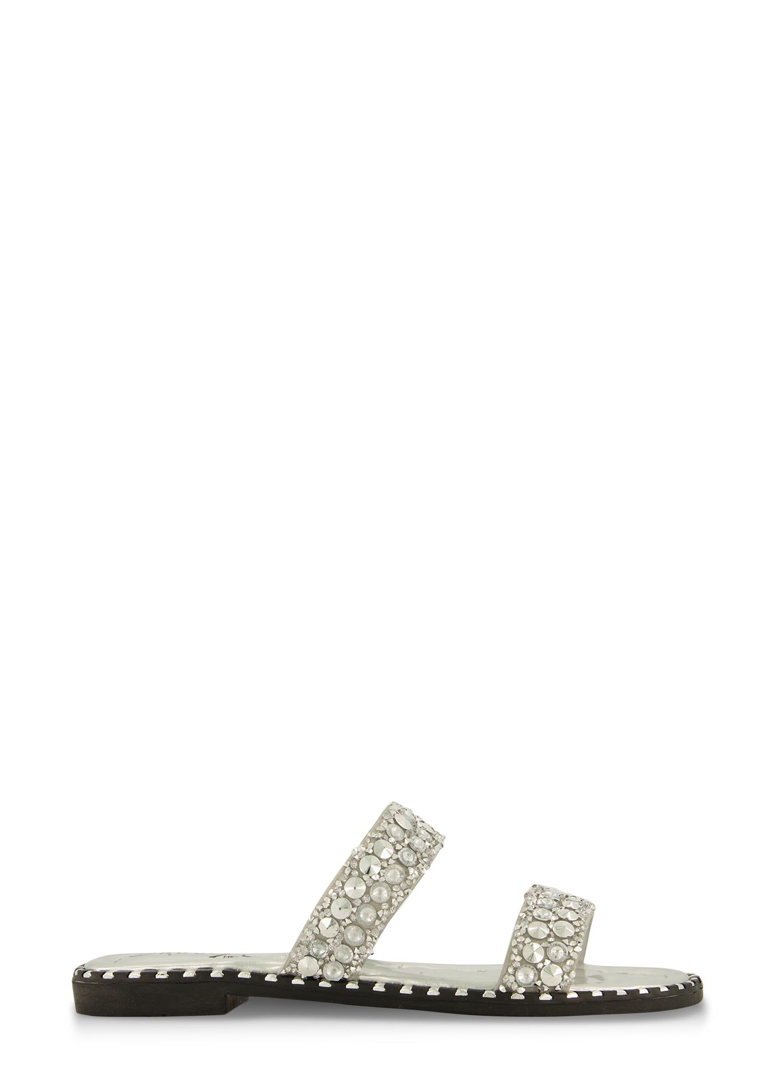 Rhinestone Double Strap Flat Sandals sold by Rainbow product image thumbnail 2