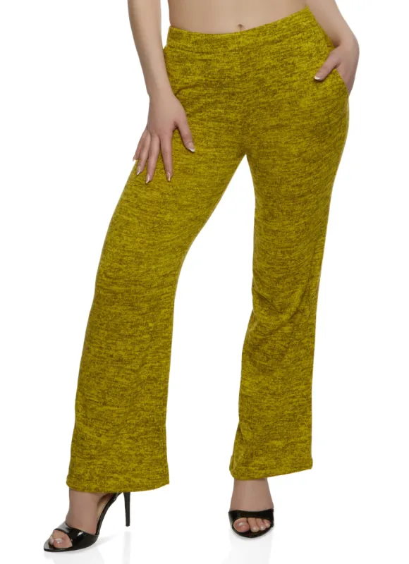 High Waist Wide Leg Pull On Pants sold by Rainbow