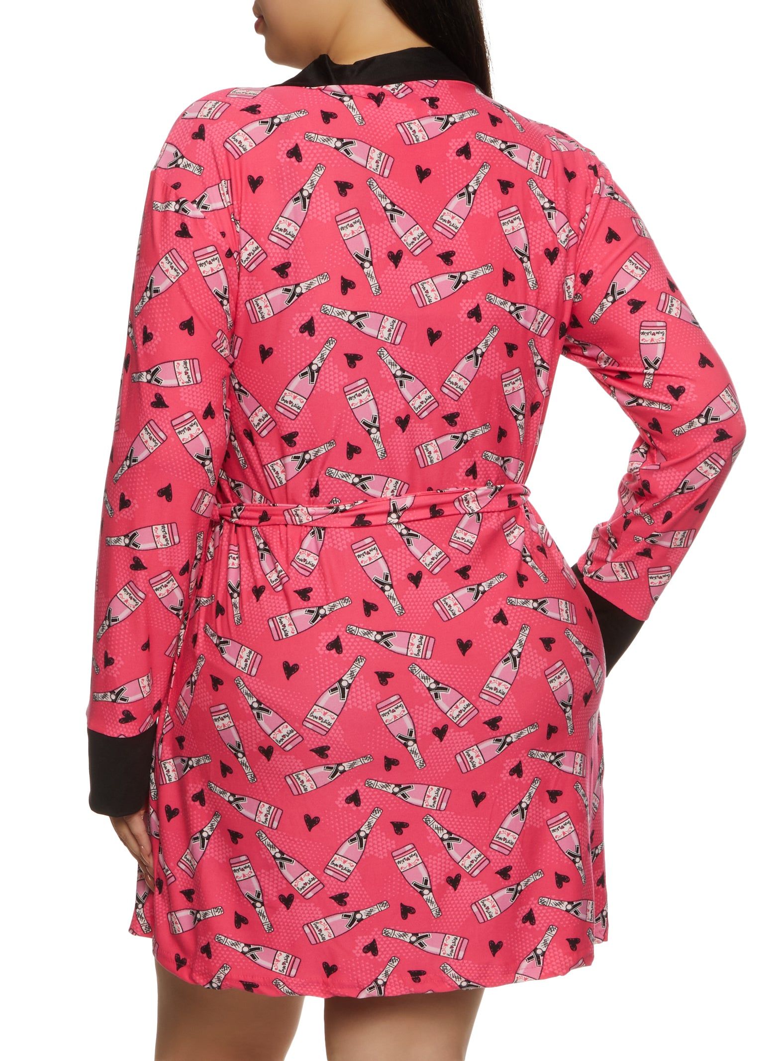 Plus Size All You Need Is Love Nightgown with Robe sold by Rainbow product image thumbnail 2