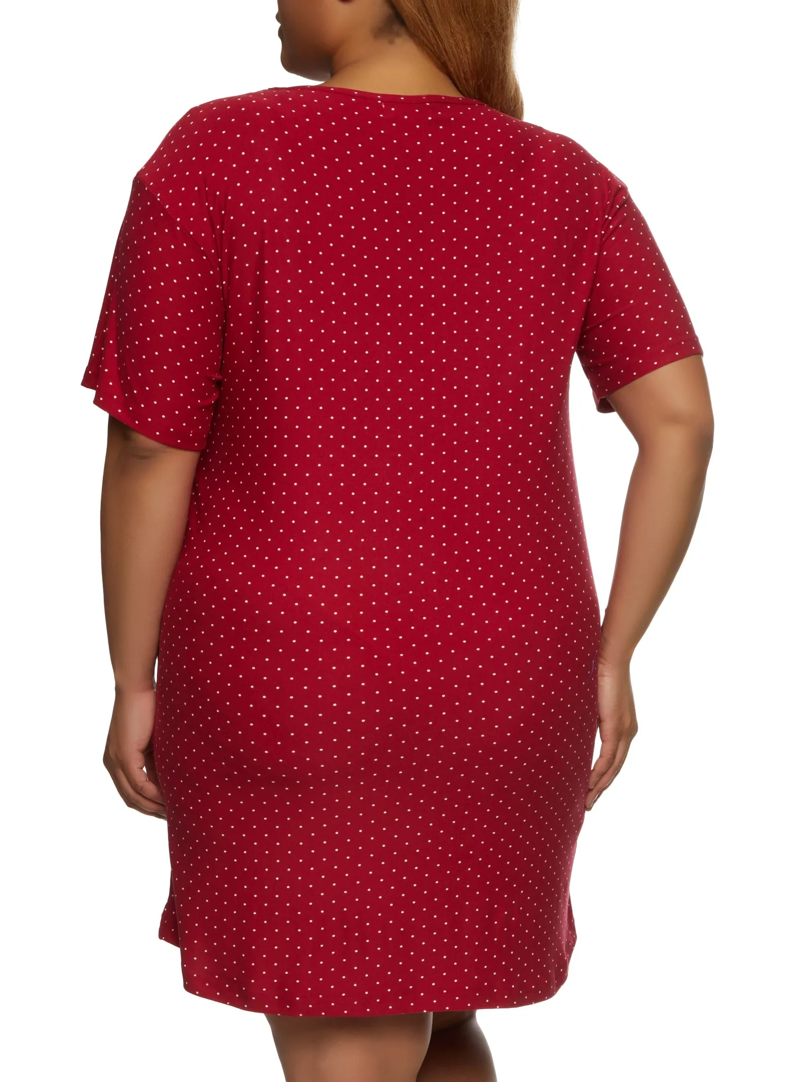 Plus Size Mama Needs Some Wine Nightgown sold by Rainbow product image thumbnail 2