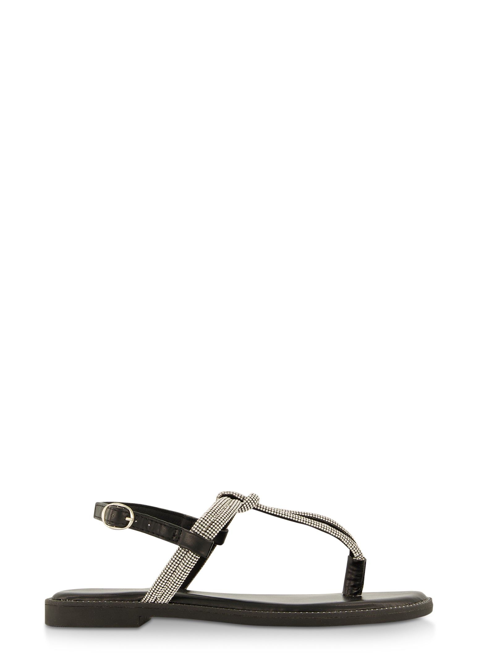 Buckle Strap Rhinestone Thong Sandals sold by Rainbow product image thumbnail 2