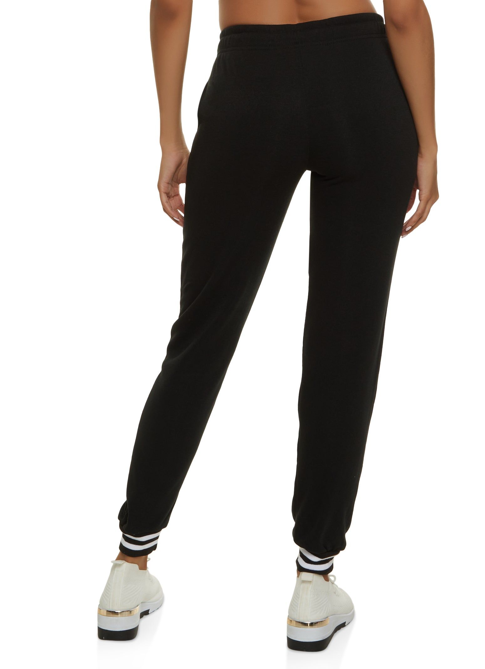 Striped Cuff Fleece Joggers sold by Rainbow product image thumbnail 2