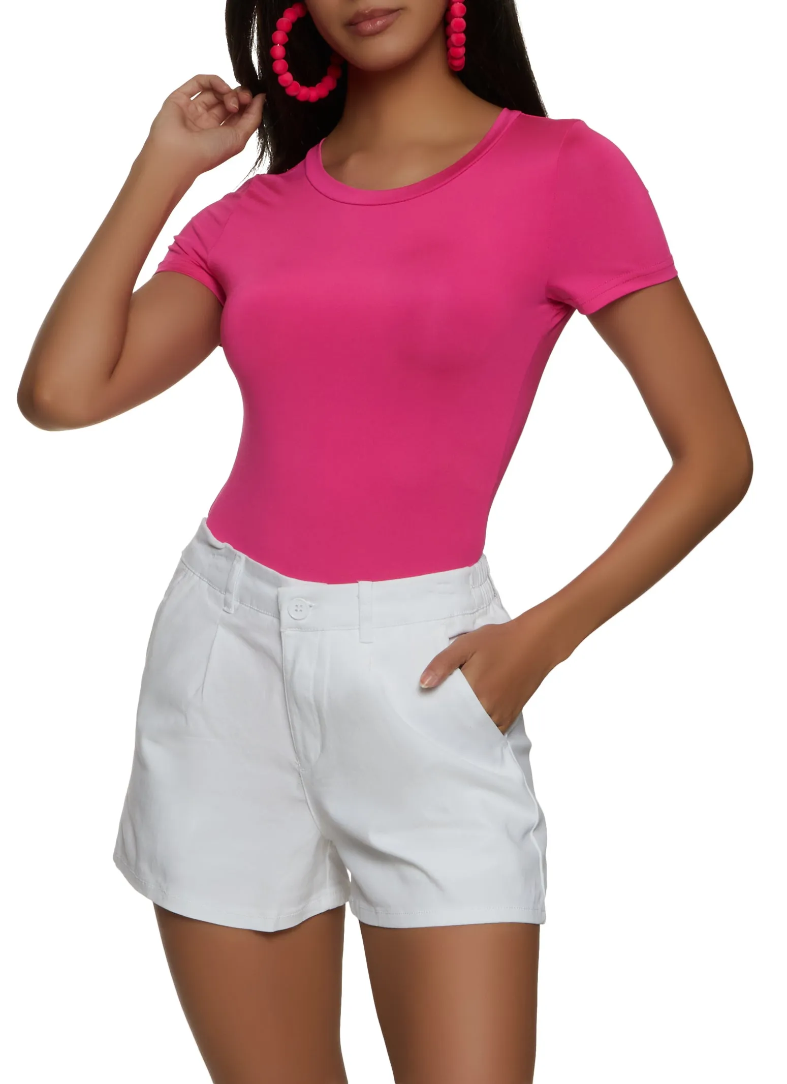 Basic Crew Neck Bodysuit sold by Rainbow product image thumbnail 2