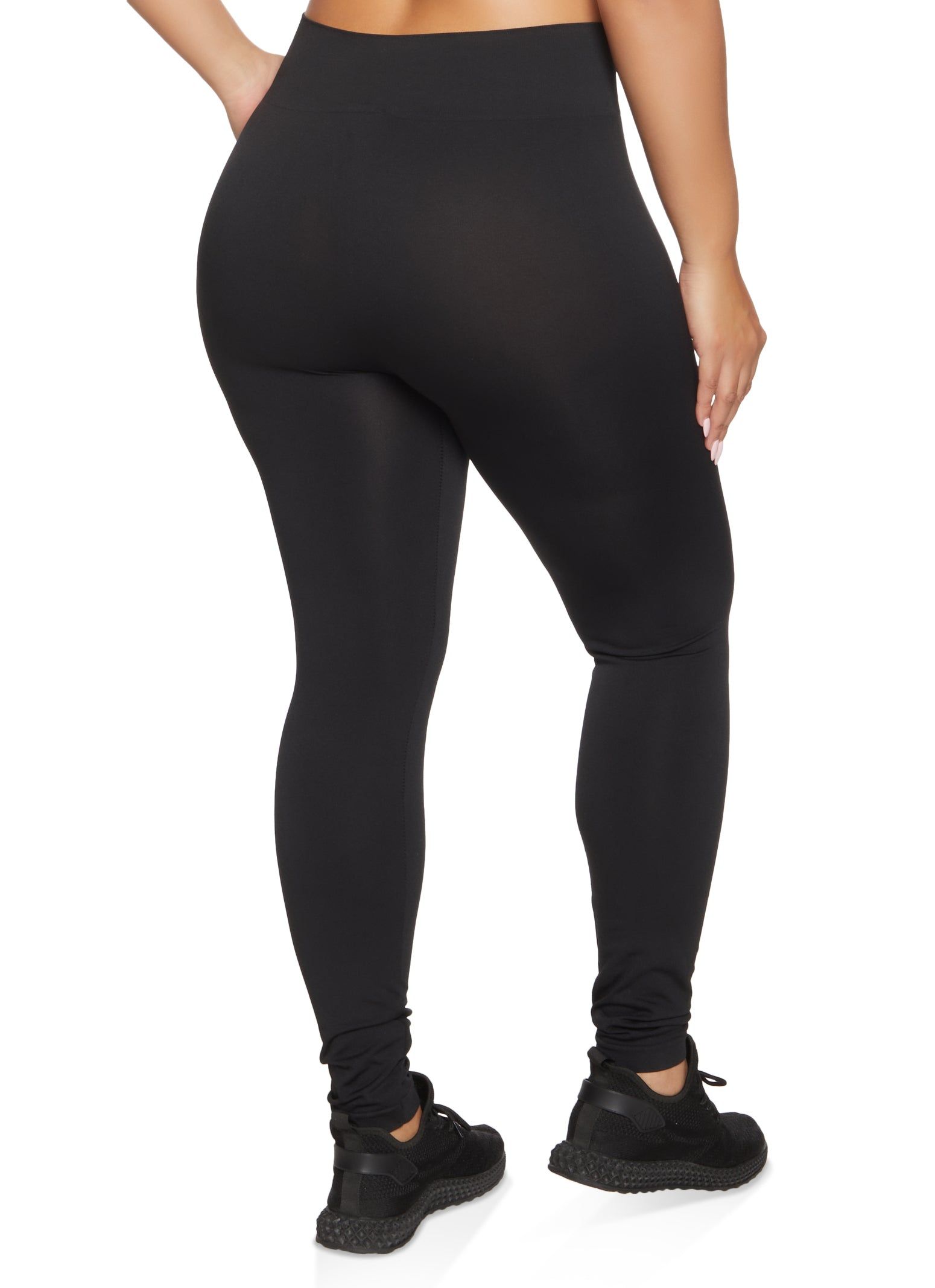 Plus Size Basic Seamless High Waist Leggings sold by Rainbow product image thumbnail 2