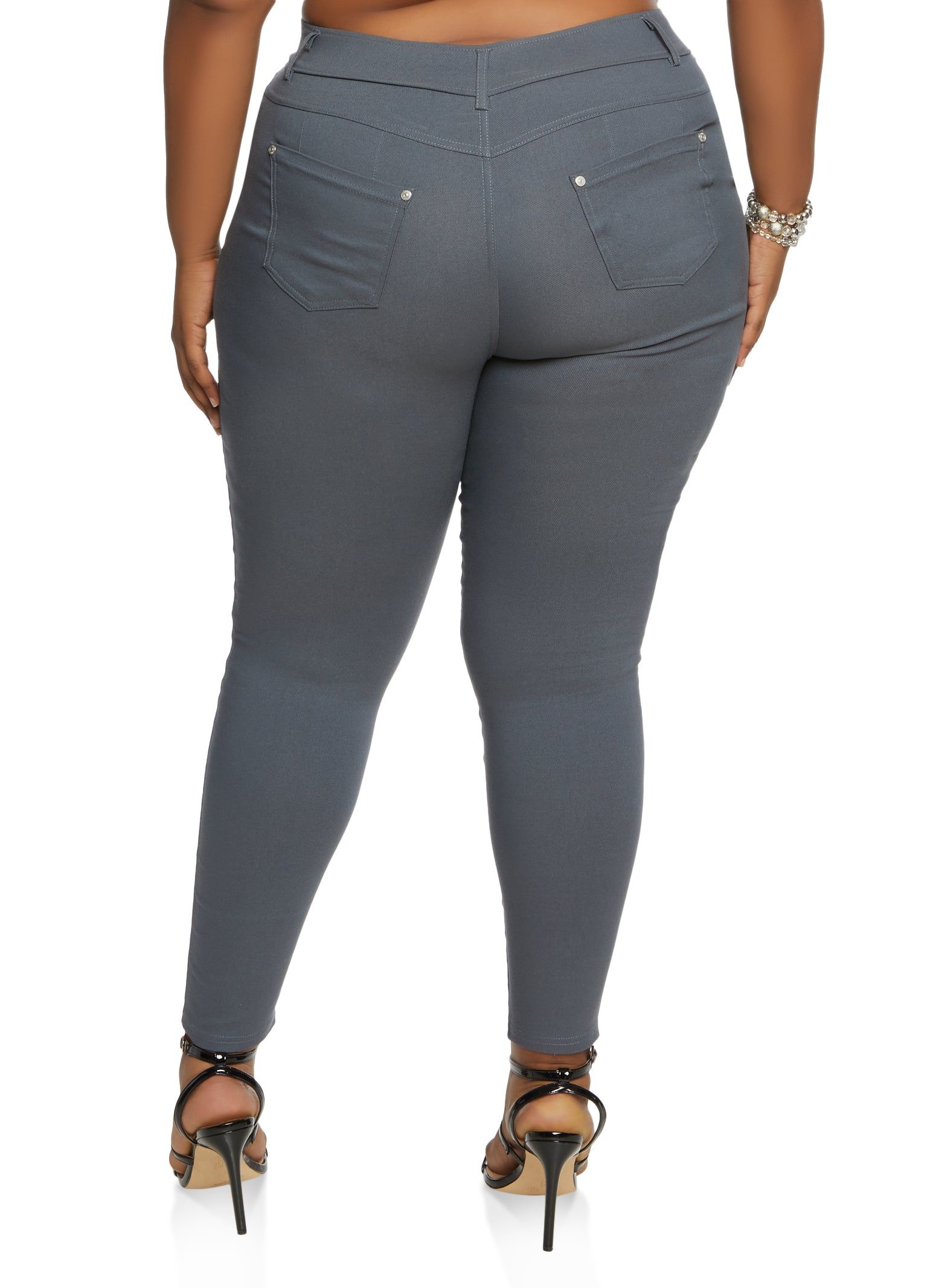 Plus Size Hyperstretch Pull On Skinny Pants sold by Rainbow product image thumbnail 2
