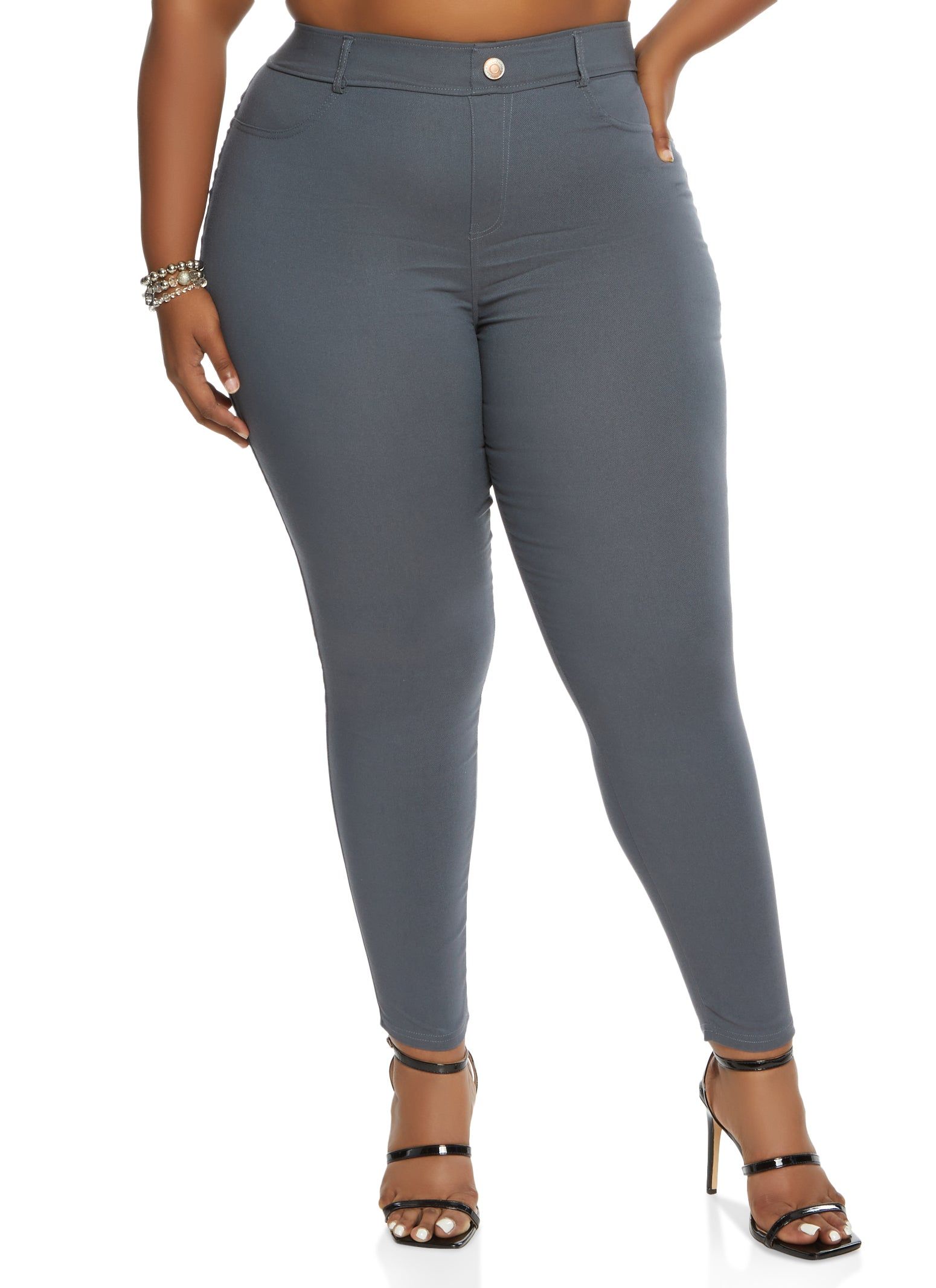 Plus Size Hyperstretch Pull On Skinny Pants sold by Rainbow