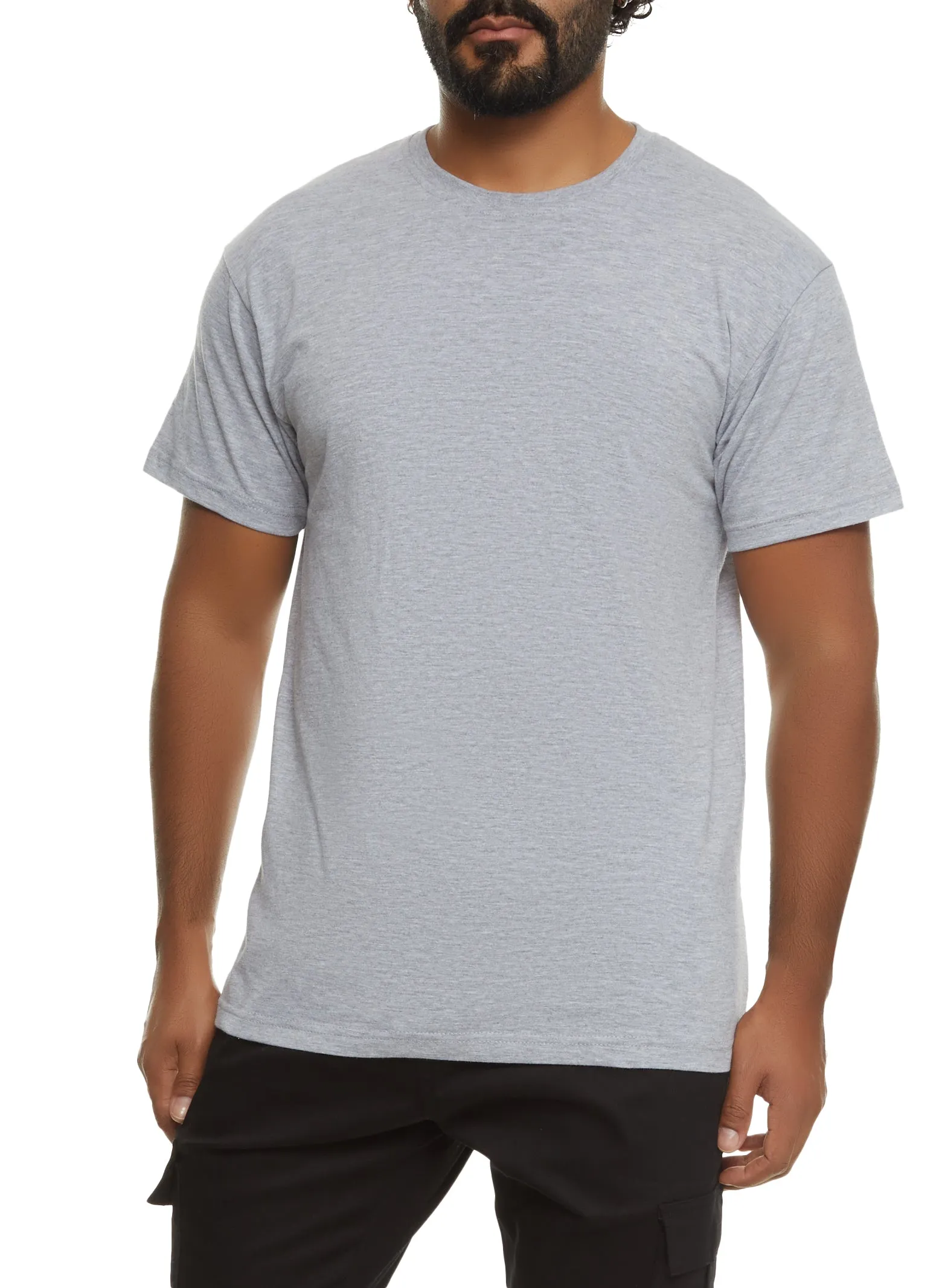 Mens Basic Crew Neck T Shirt sold by Rainbow