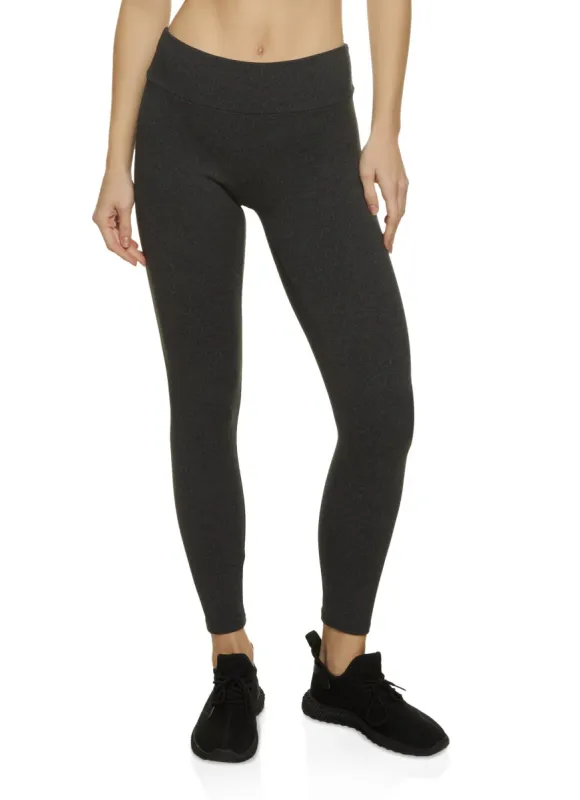 High Waist Brushed Knit Leggings sold by Rainbow