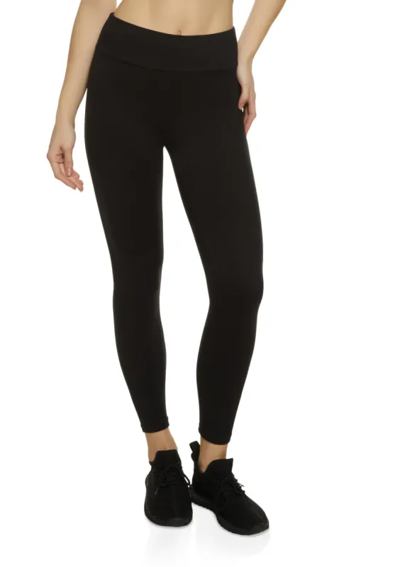 High Waist Brushed Knit Leggings sold by Rainbow