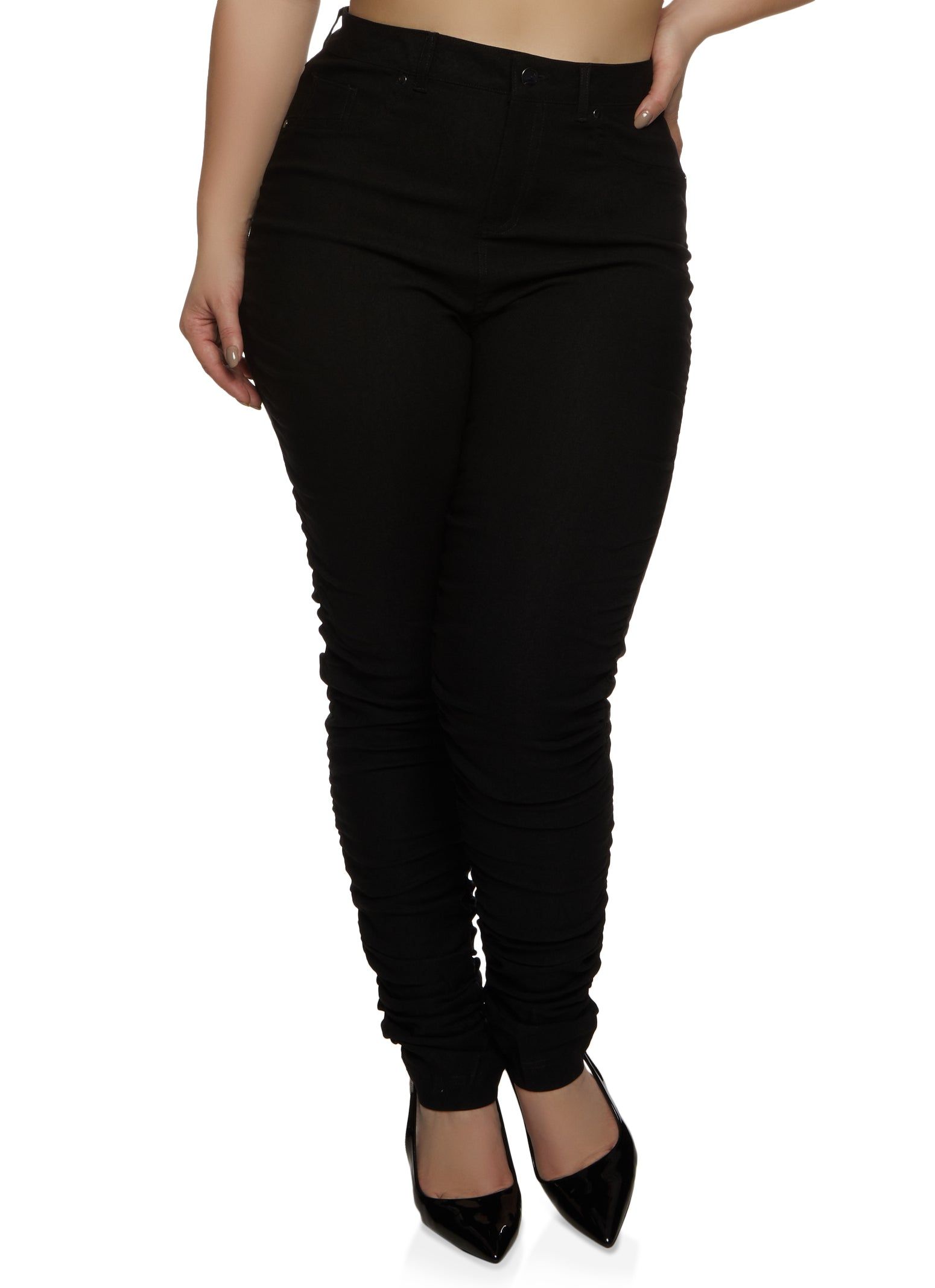 Plus Size Hyperstretch Stacked Pants sold by Rainbow