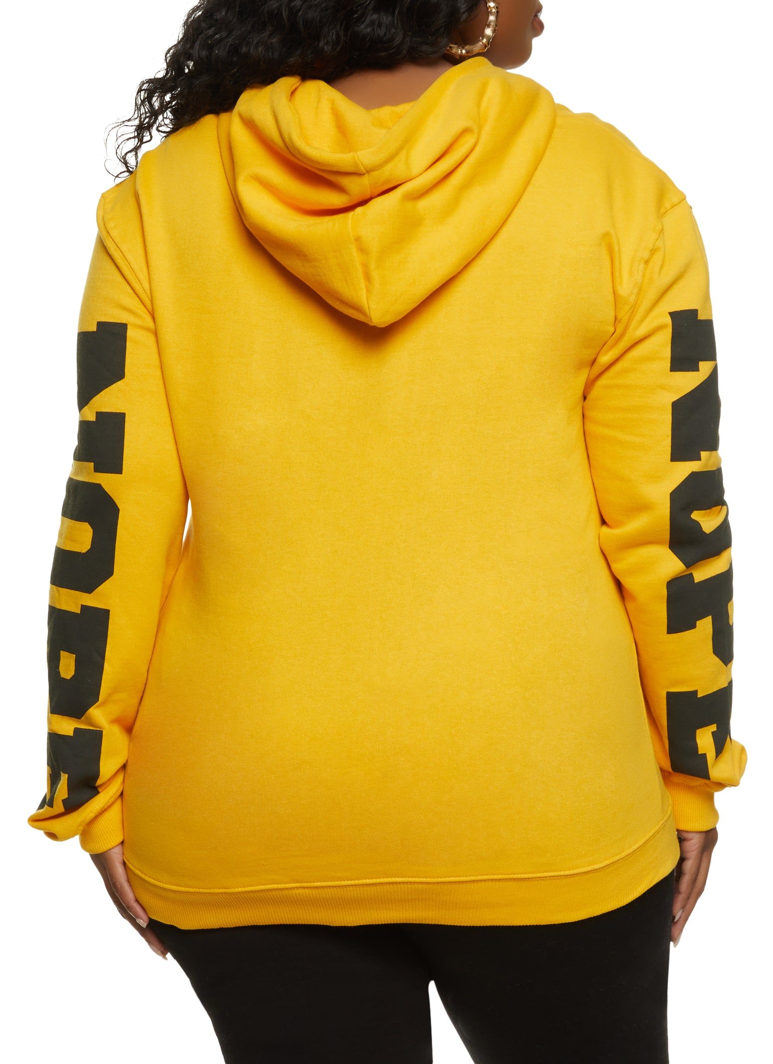 Plus Size Nope Not Today Graphic Hoodie sold by Rainbow product image thumbnail 2