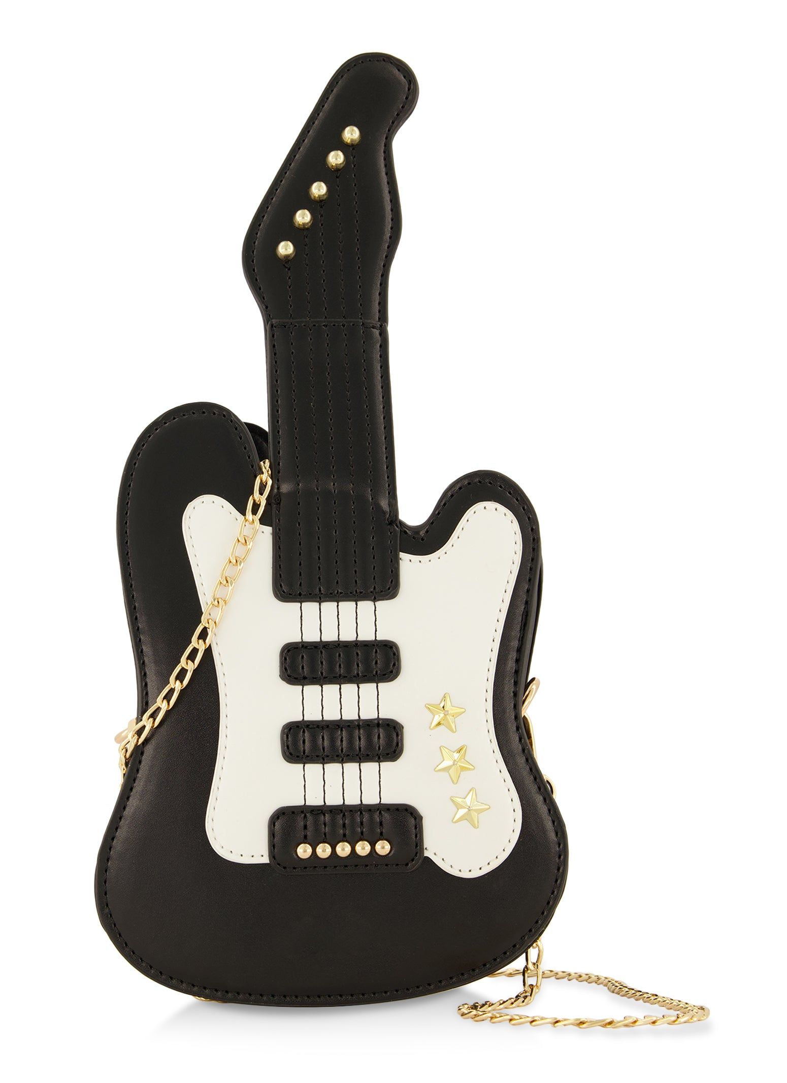 Faux Leather Guitar Crossbody Bag sold by Rainbow product image thumbnail 2