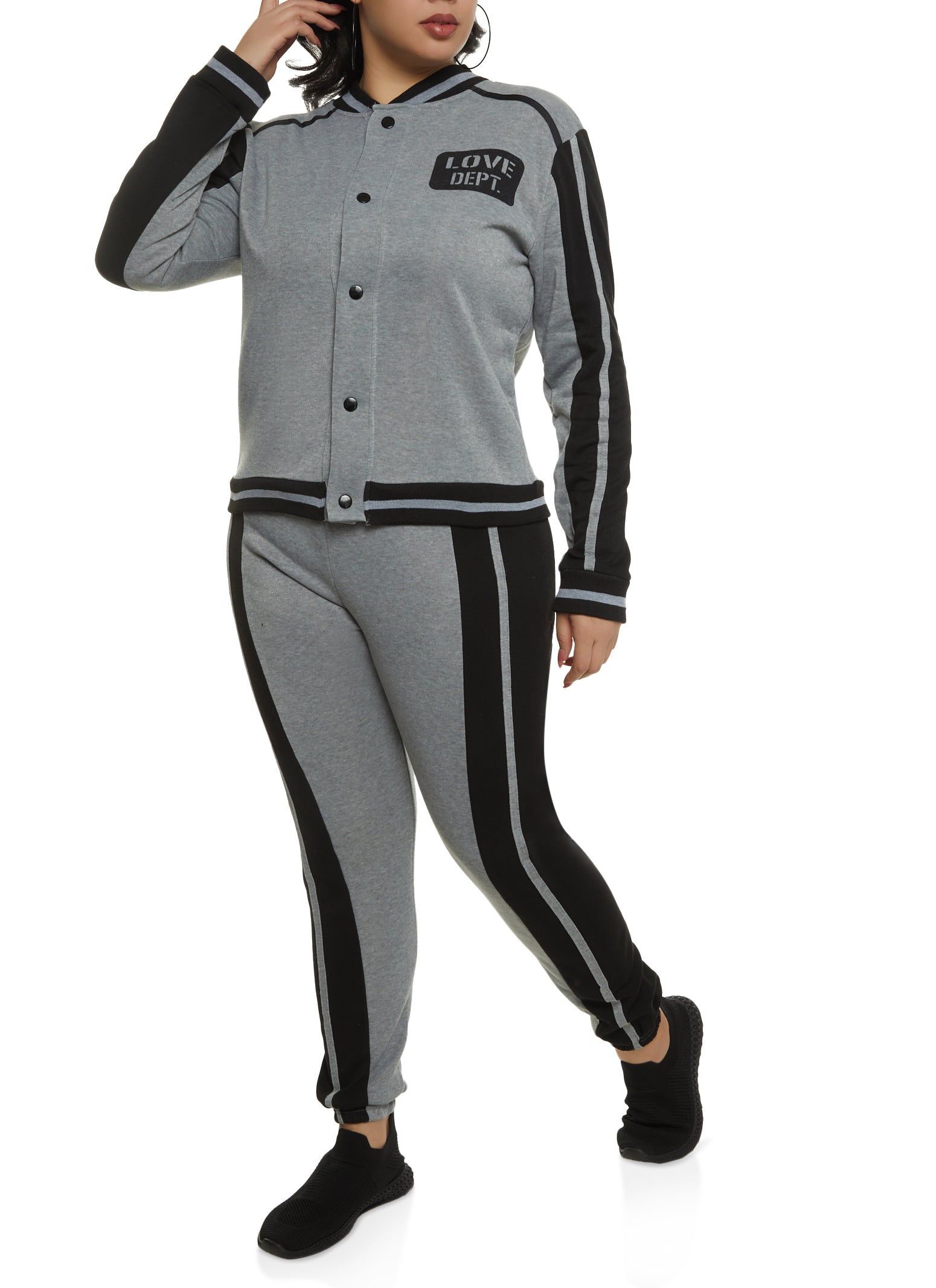 Plus Size Love Dept Varsity Jacket sold by Rainbow product image thumbnail 2