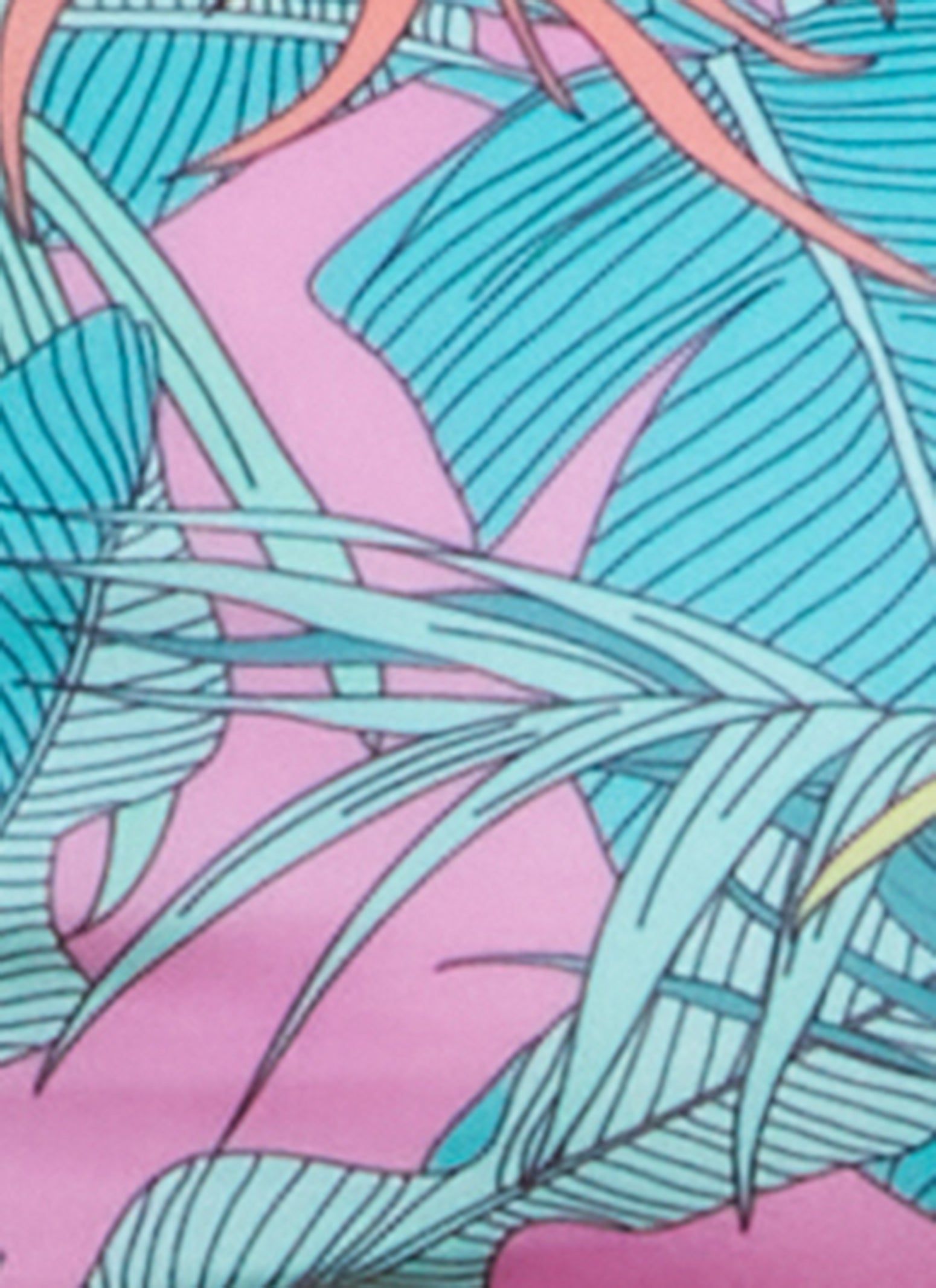 Plus Size Tropical Print Bandeau Swim Bikini Top sold by Rainbow product image thumbnail 4