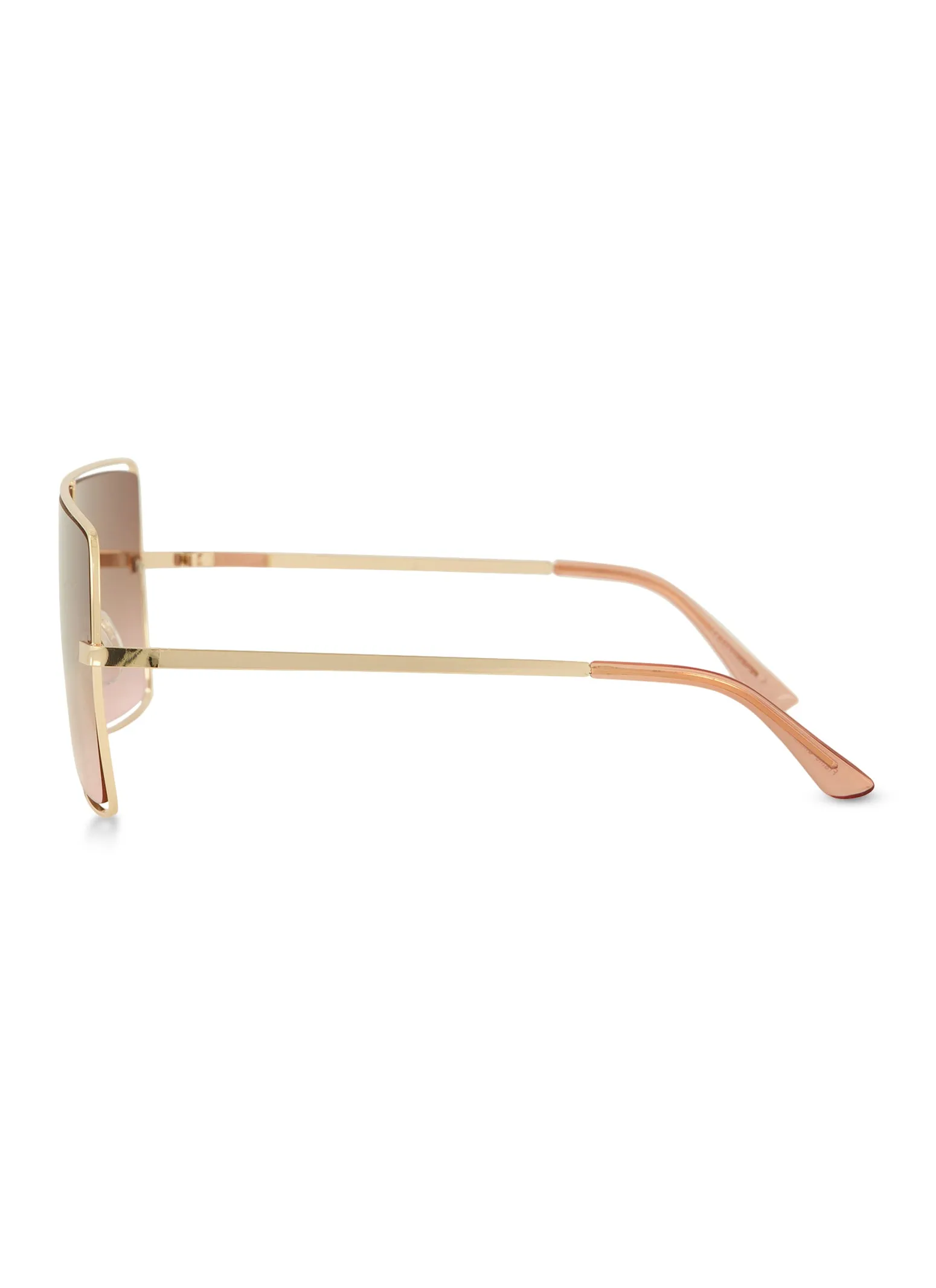 Squared Aviator Shield Sunglasses sold by Rainbow product image thumbnail 3