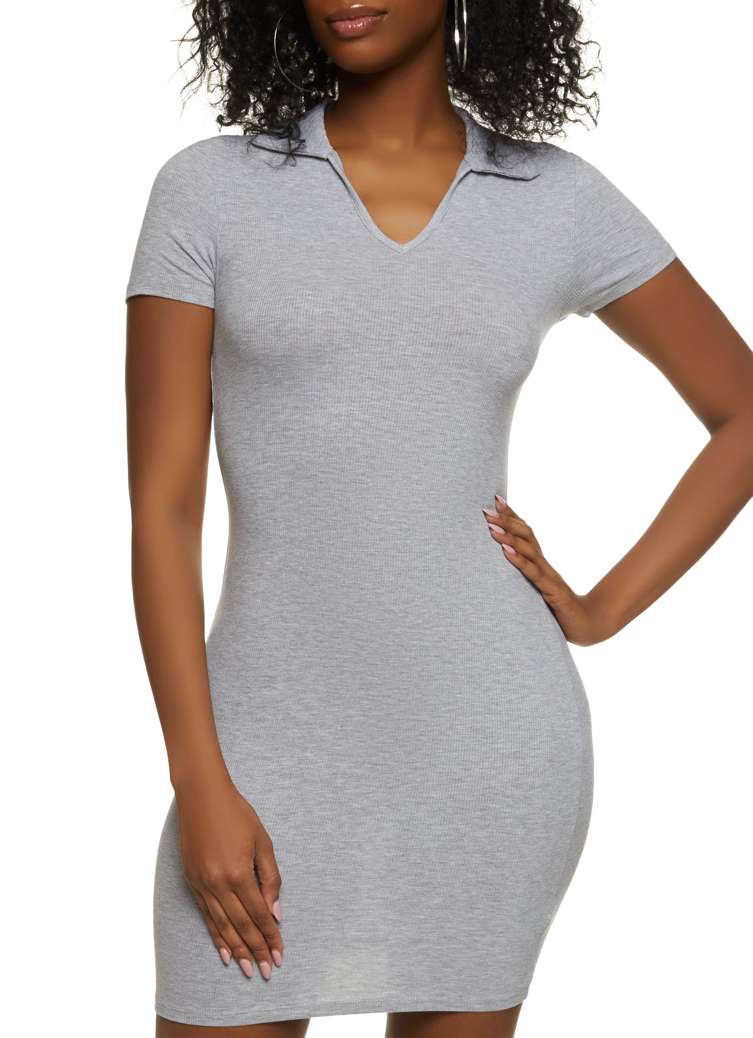 Johnny Collar T Shirt Mini Dress sold by Rainbow