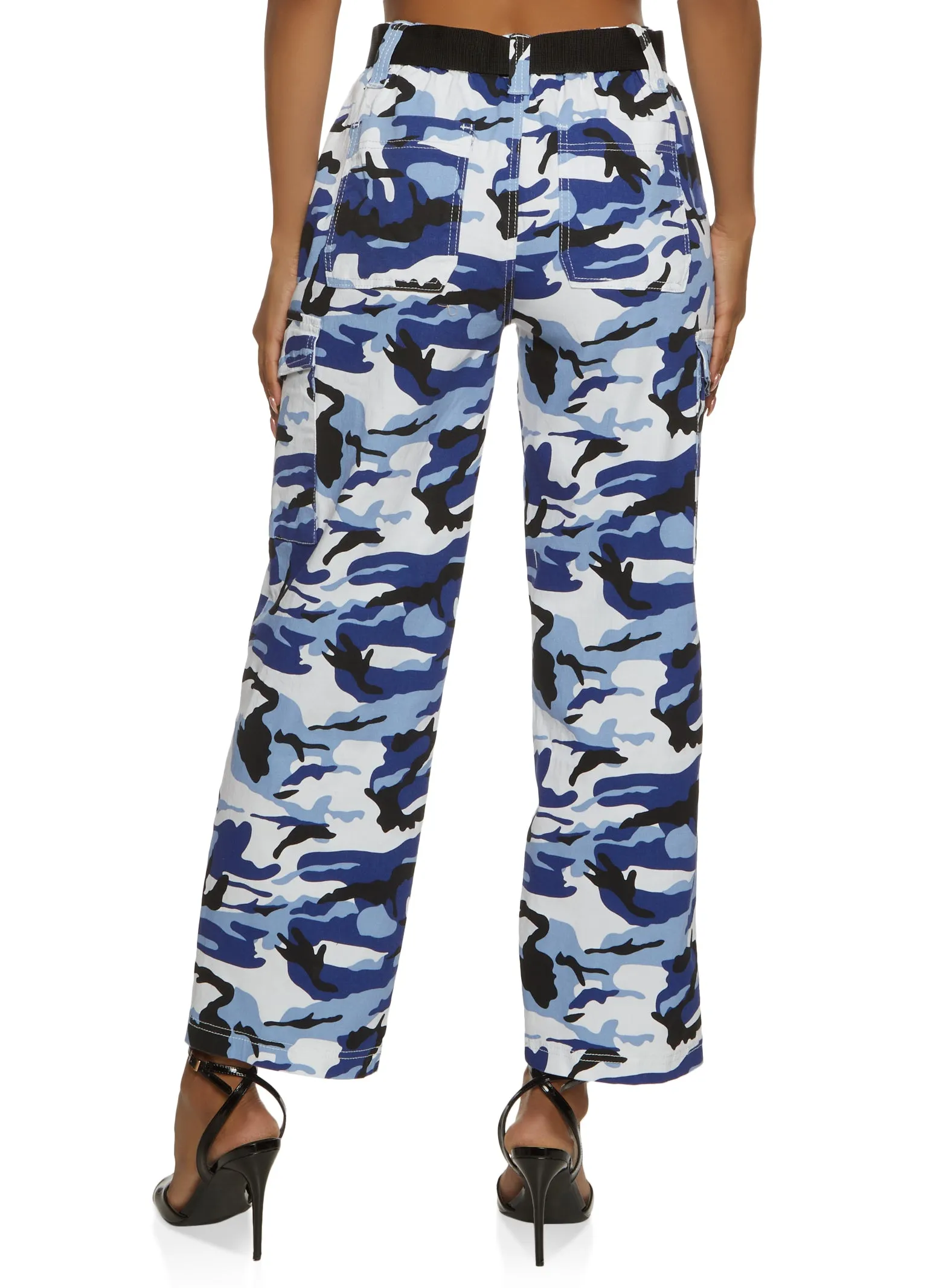 Belted Camouflage Cargo Pants sold by Rainbow product image thumbnail 3