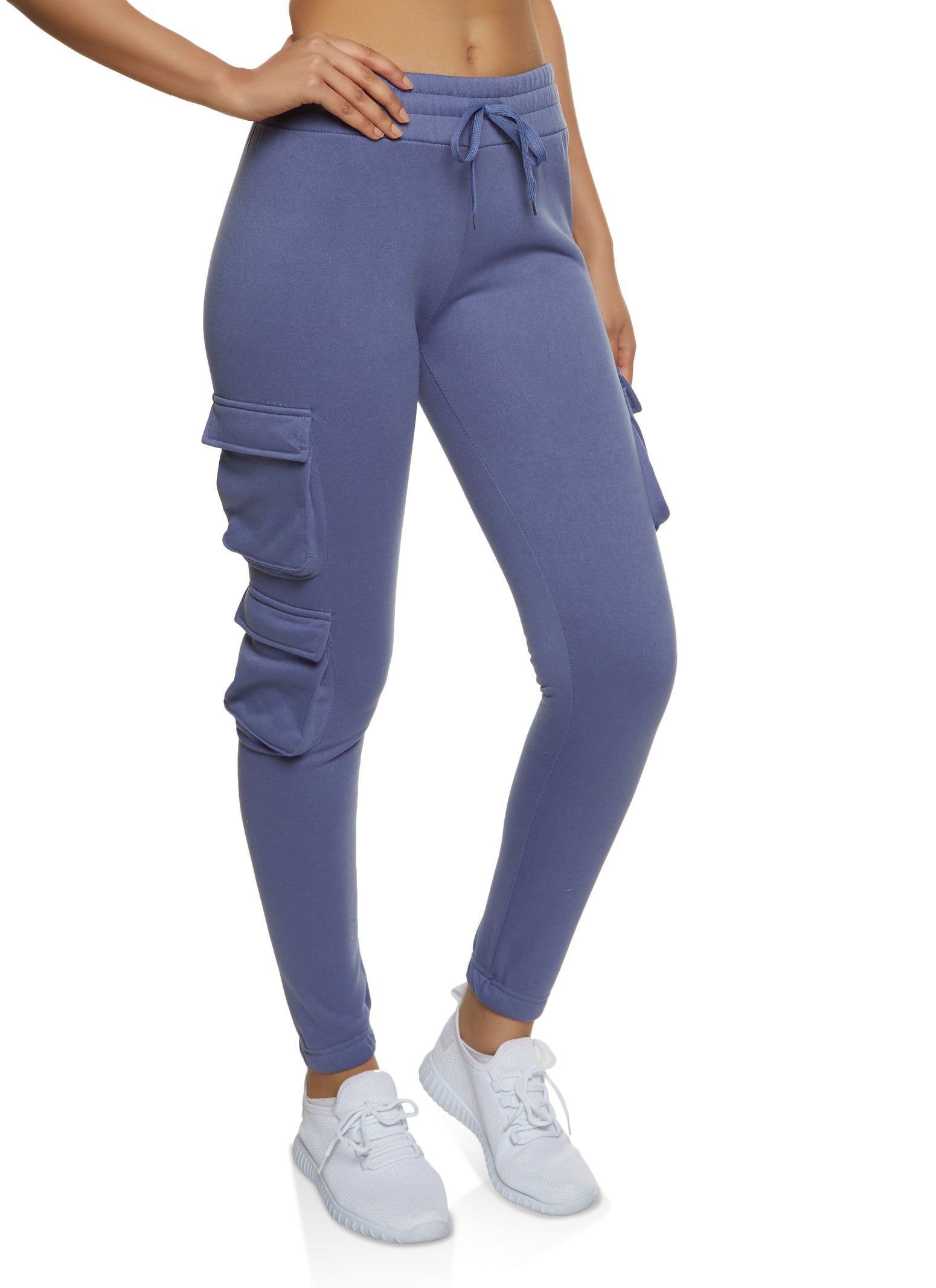 Cargo Pocket Fleece Joggers sold by Rainbow