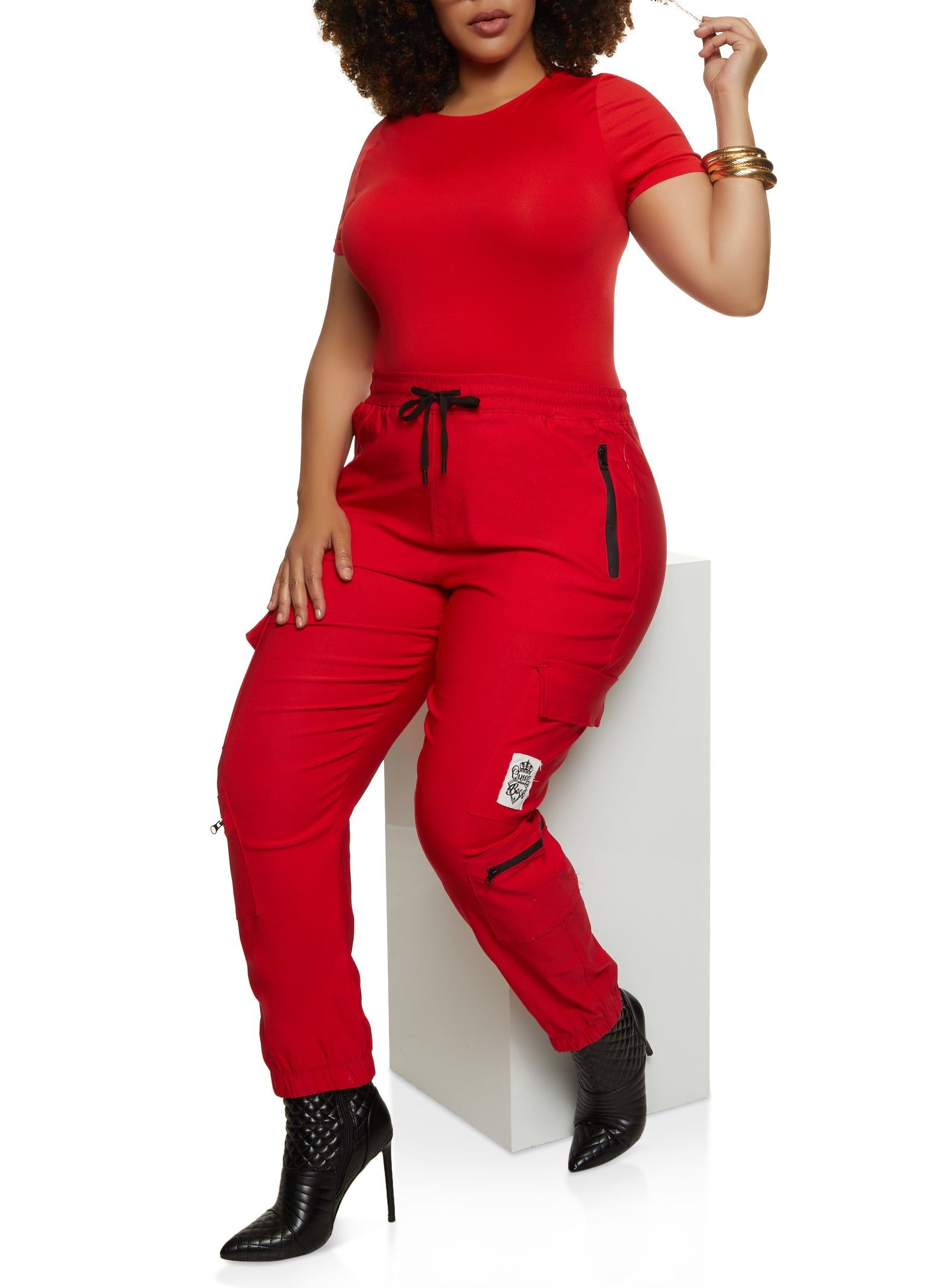 Plus Size Seamless Crew Neck Bodysuit sold by Rainbow product image thumbnail 2