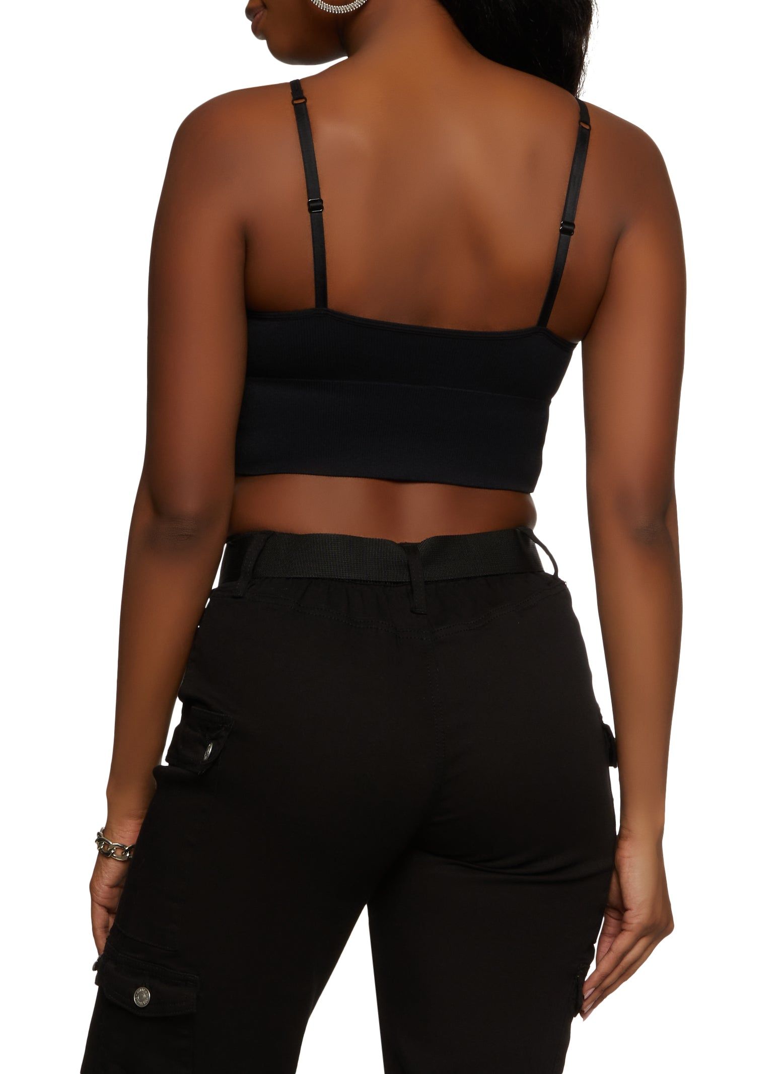 Seamless Rib Knit Padded Cami sold by Rainbow product image thumbnail 2