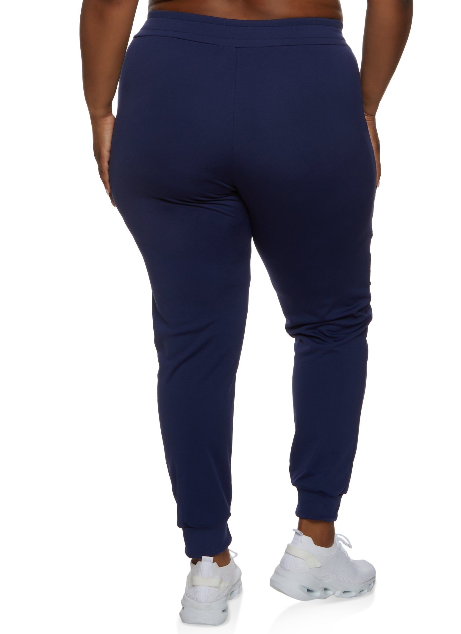 Plus Size Varsity Stripe Detail Drawstring Joggers sold by Rainbow product image thumbnail 2