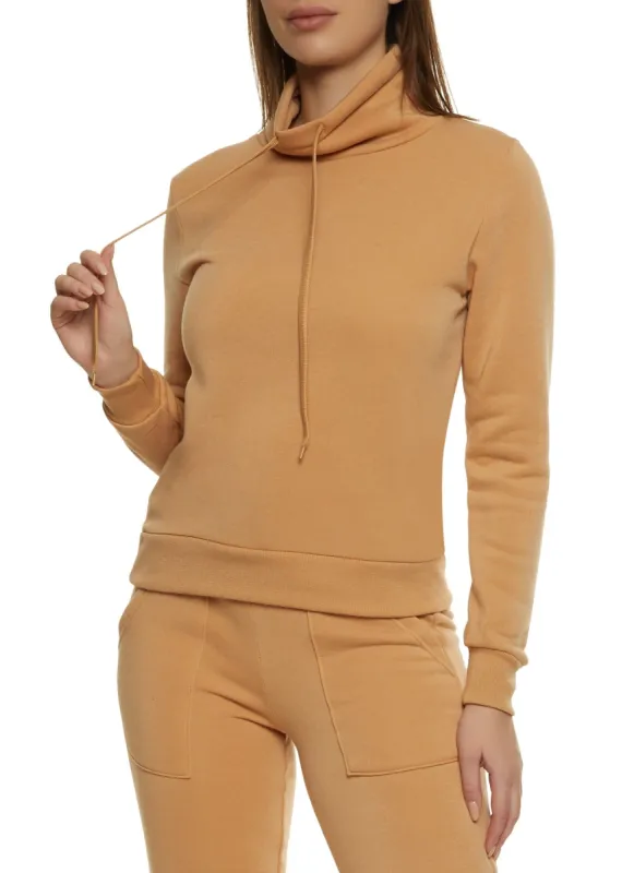 Fleece Funnel Neck Sweatshirt sold by Rainbow