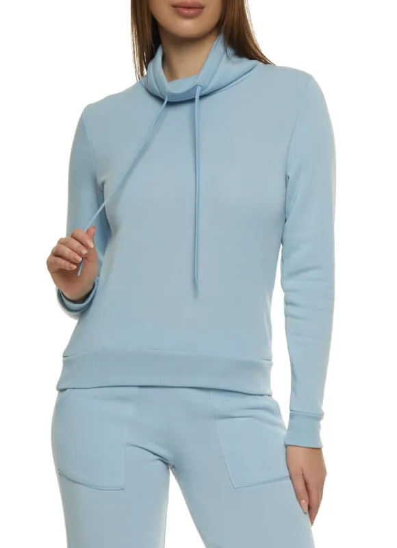 Fleece Funnel Neck Sweatshirt sold by Rainbow