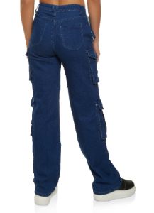 Wide Leg Cargo Jeans sold by Rainbow