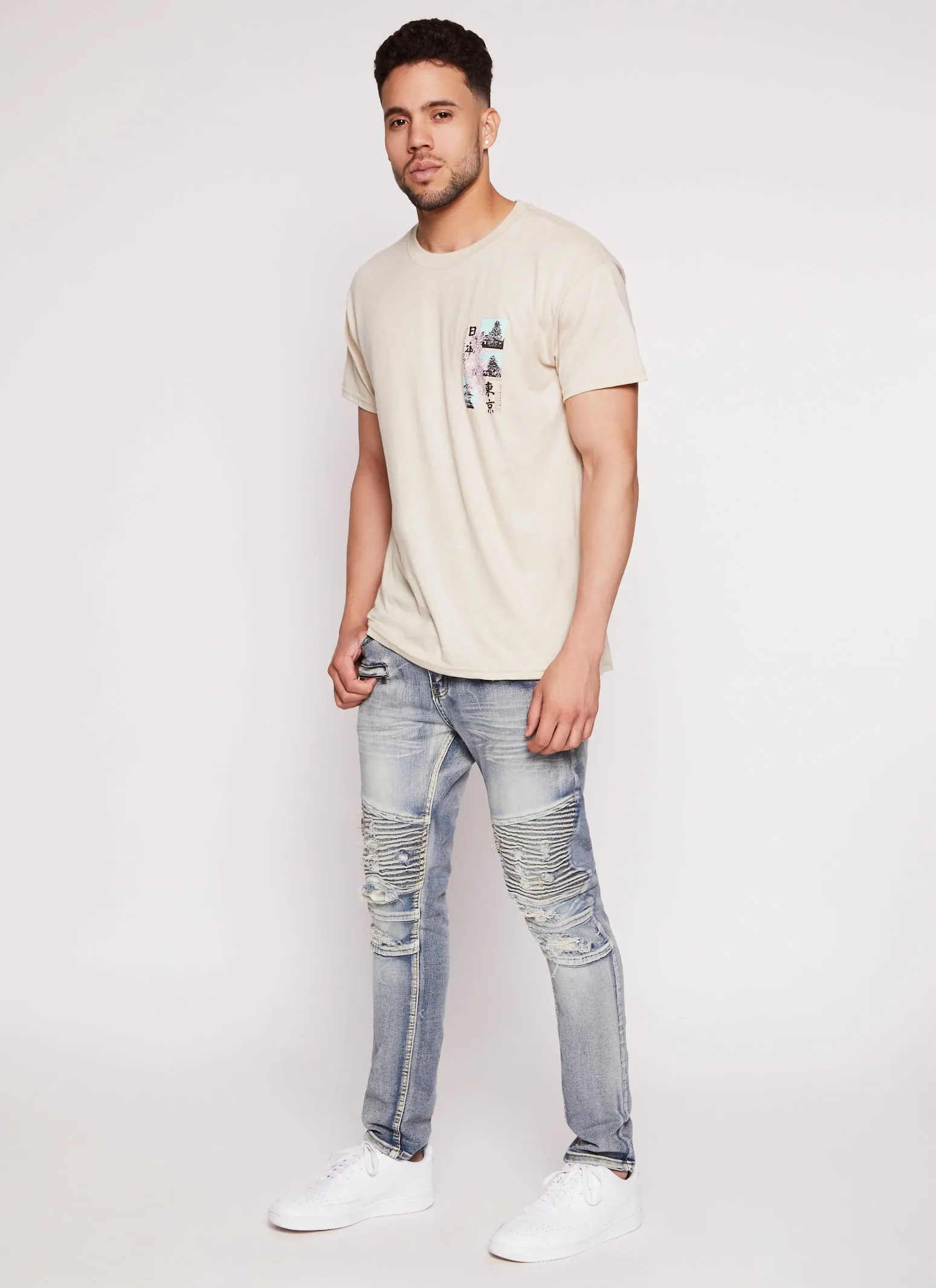 Mens Japan Short Sleeve Graphic Tee sold by Rainbow product image thumbnail 2