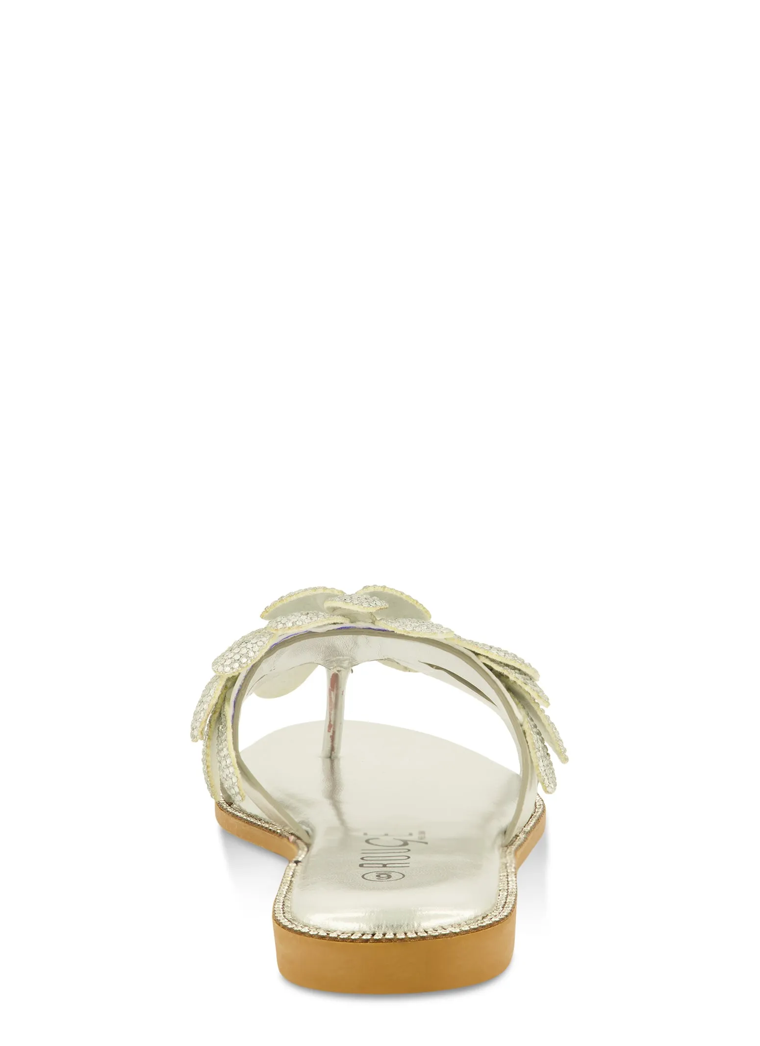 Rhinestone Studded Petal Thong Sandals sold by Rainbow product image thumbnail 3