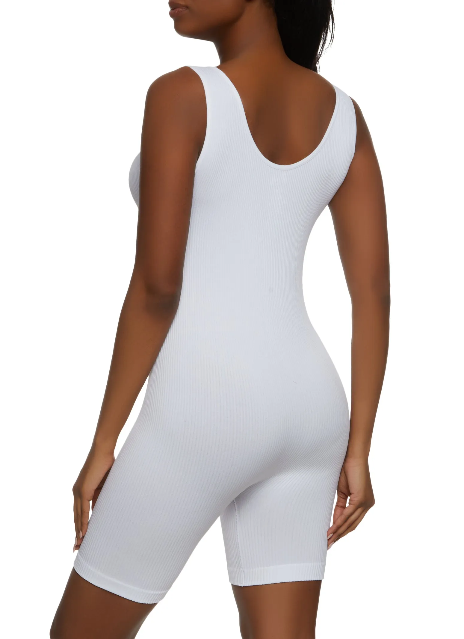 Seamless Ribbed Scoop Neck Romper sold by Rainbow product image thumbnail 2