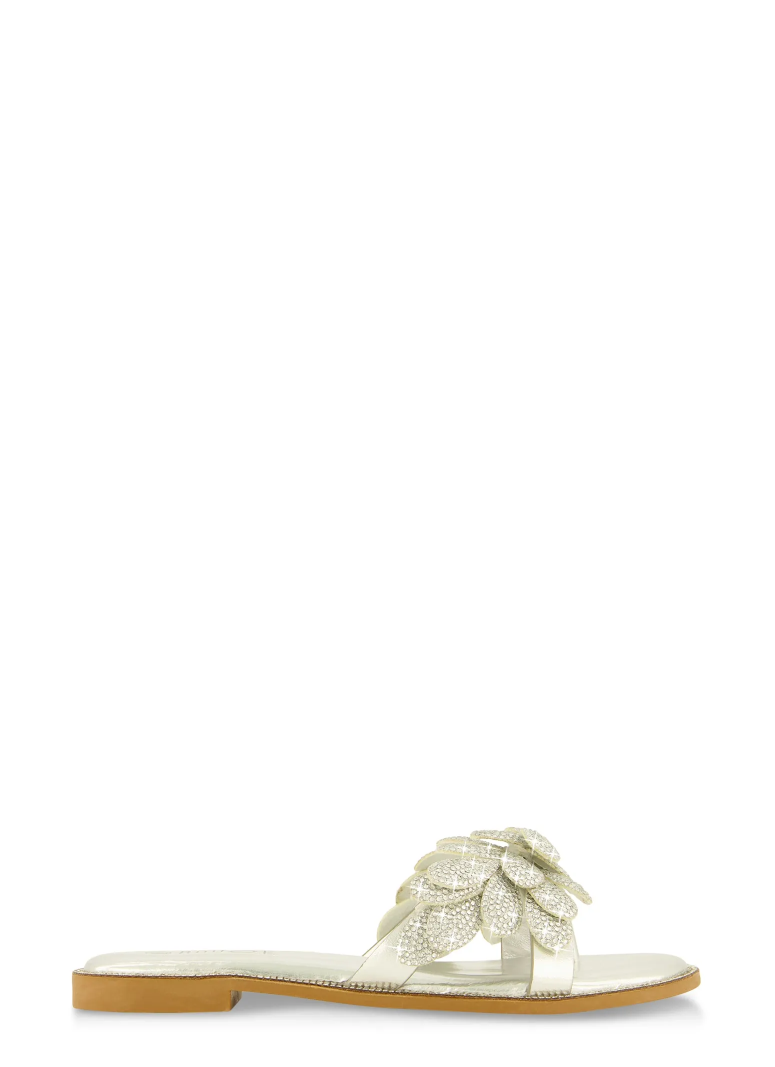 Rhinestone Studded Petal Thong Sandals sold by Rainbow product image thumbnail 2