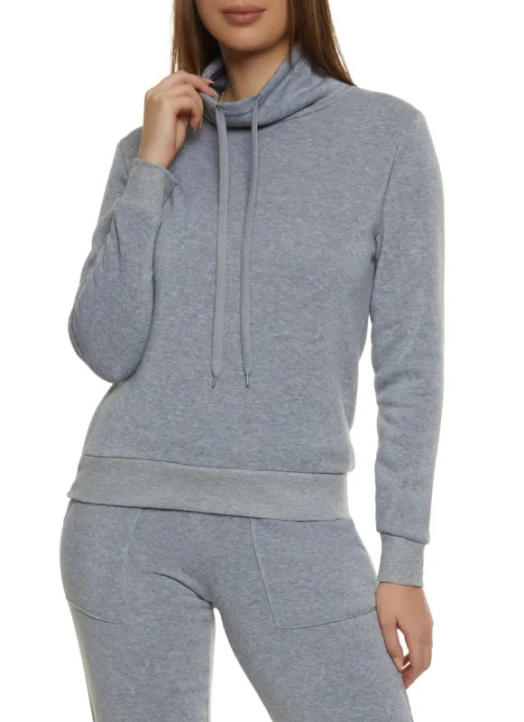 Fleece Funnel Neck Sweatshirt sold by Rainbow