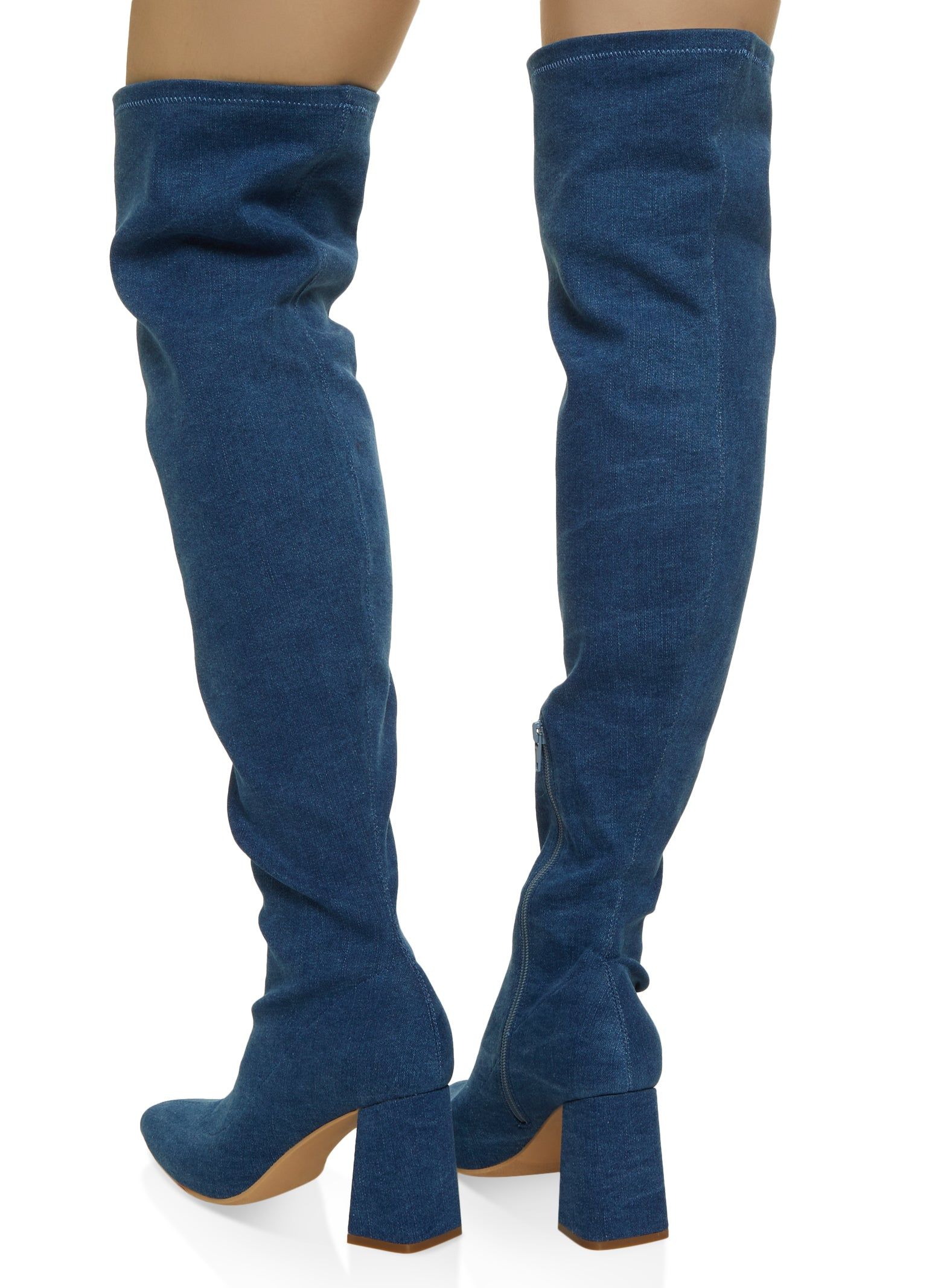 Pointed Toe Over The Knee Boots sold by Rainbow product image thumbnail 3