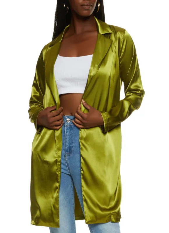 Long Sleeve Belted Wrap Coat sold by Rainbow