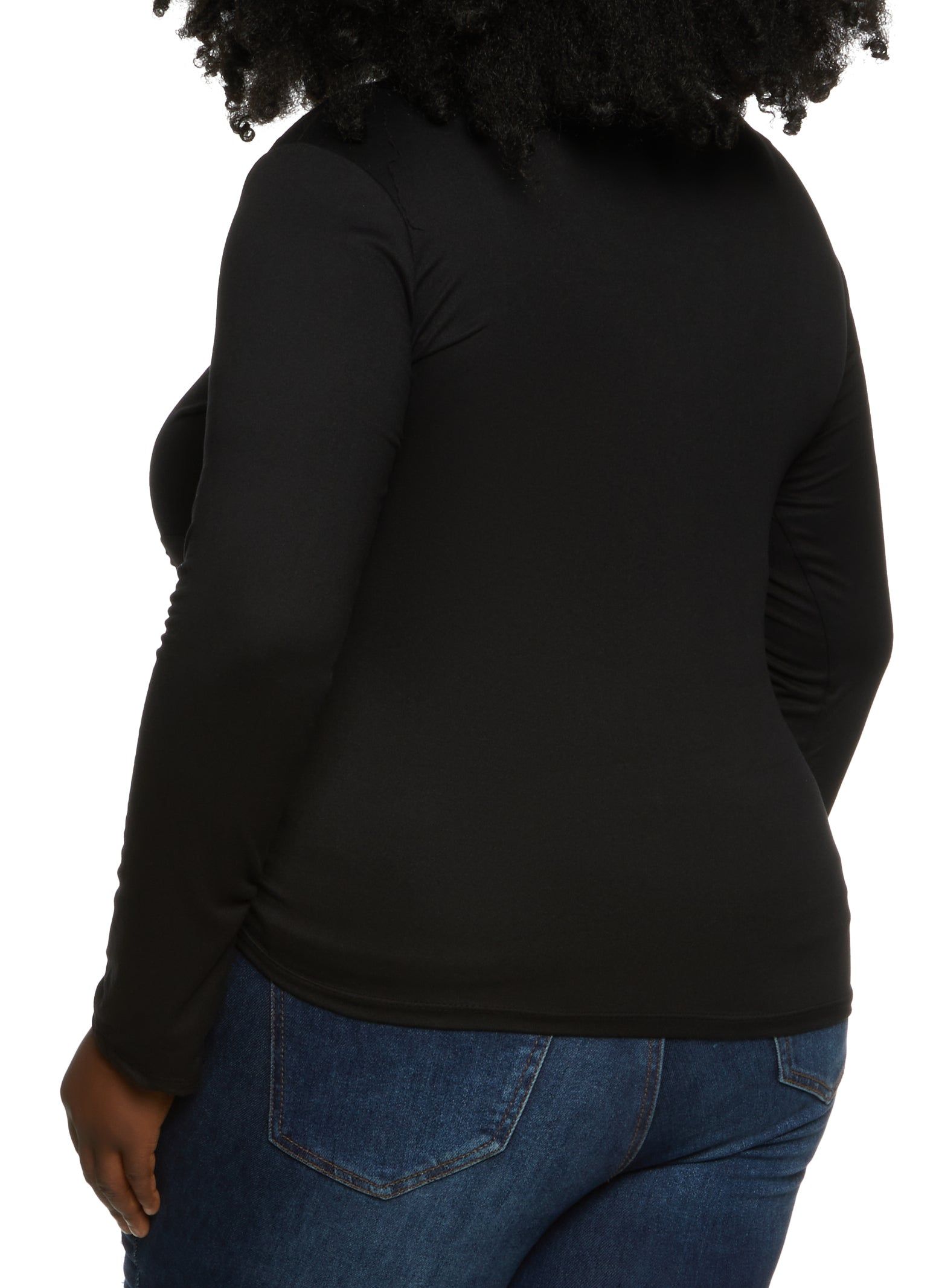 Plus Size Drawstring Ruched Front Top sold by Rainbow product image thumbnail 2