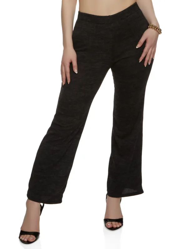 High Waist Wide Leg Pull On Pants sold by Rainbow