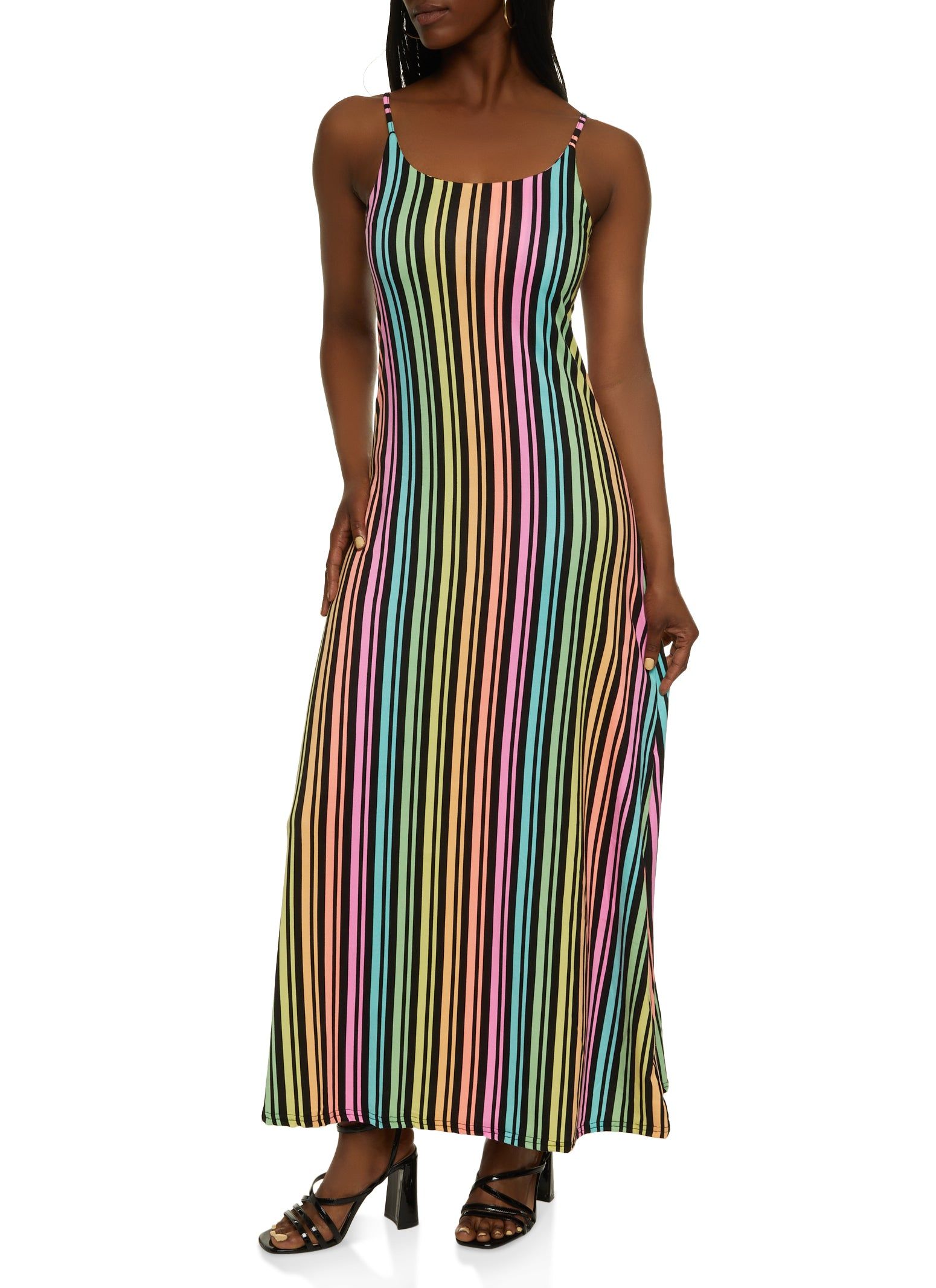 Striped Maxi Dress sold by Rainbow product image thumbnail 2