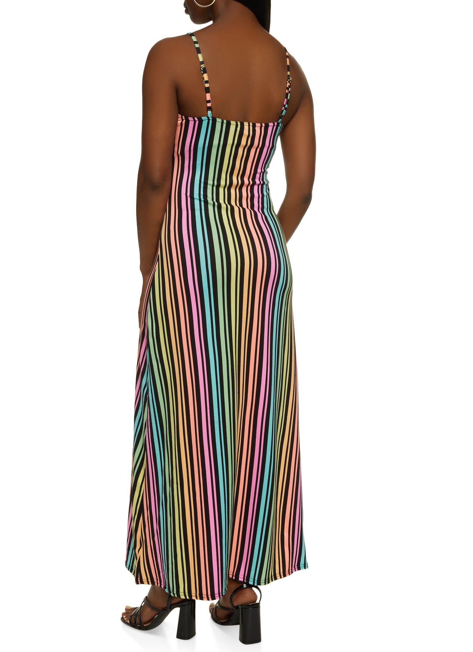 Striped Maxi Dress sold by Rainbow product image thumbnail 3